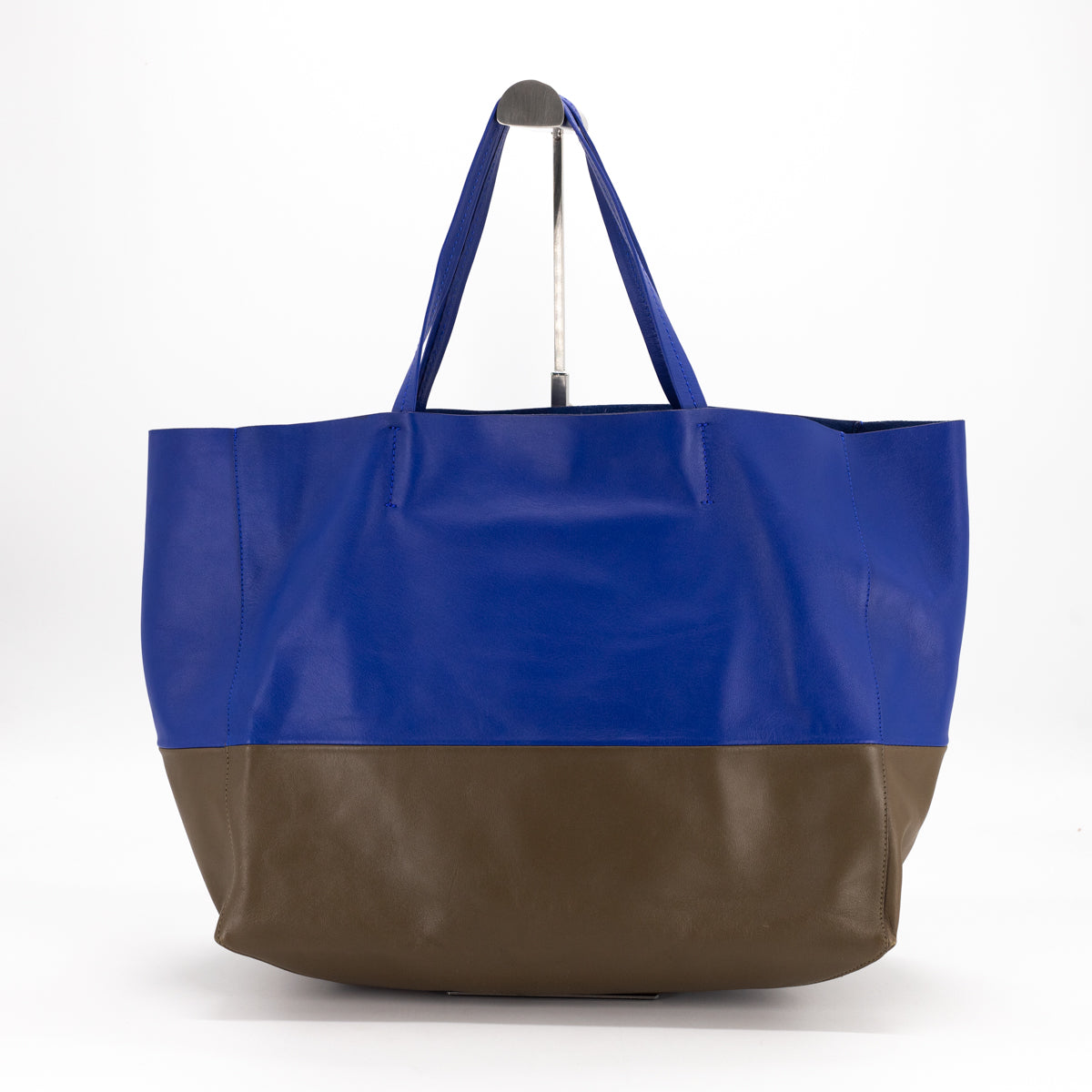Celine Shoppers Tote Bag Two-Toned Blue and Grey - Stylish Designer Handbag for Women, Work, Travel & Everyday Use