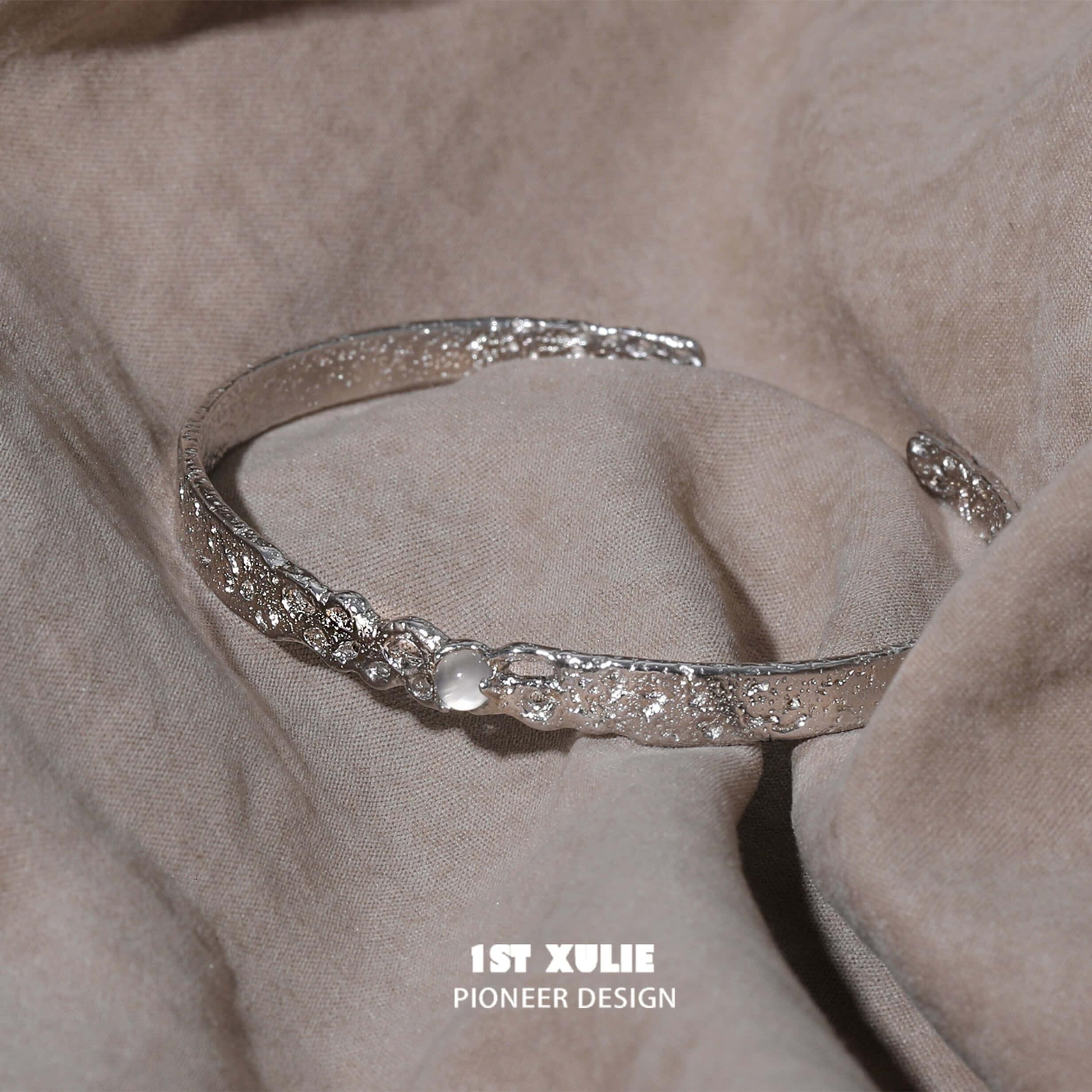 Daybreak S925 Sterling Silver White Agate Bracelet for Women - Elegant Gemstone Beaded Wrist Jewelry Gift for Birthday, Anniversary & Everyday Wear