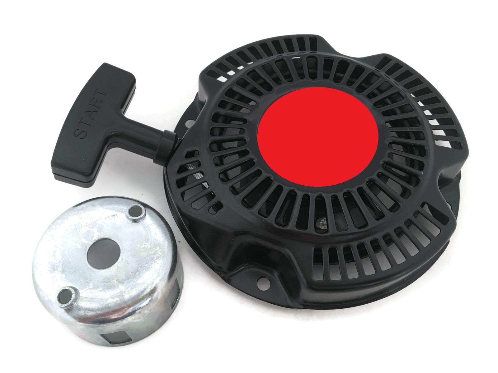 Pull Recoil Rewind Starter with Cup Pulley for Robin Subaru EX17 6HP Engine - Compatible with 269-50201-30 & 00 Rammer Lawn Mower Motor - Perfect for Lawn Mower Engine Repairs & Maintenance