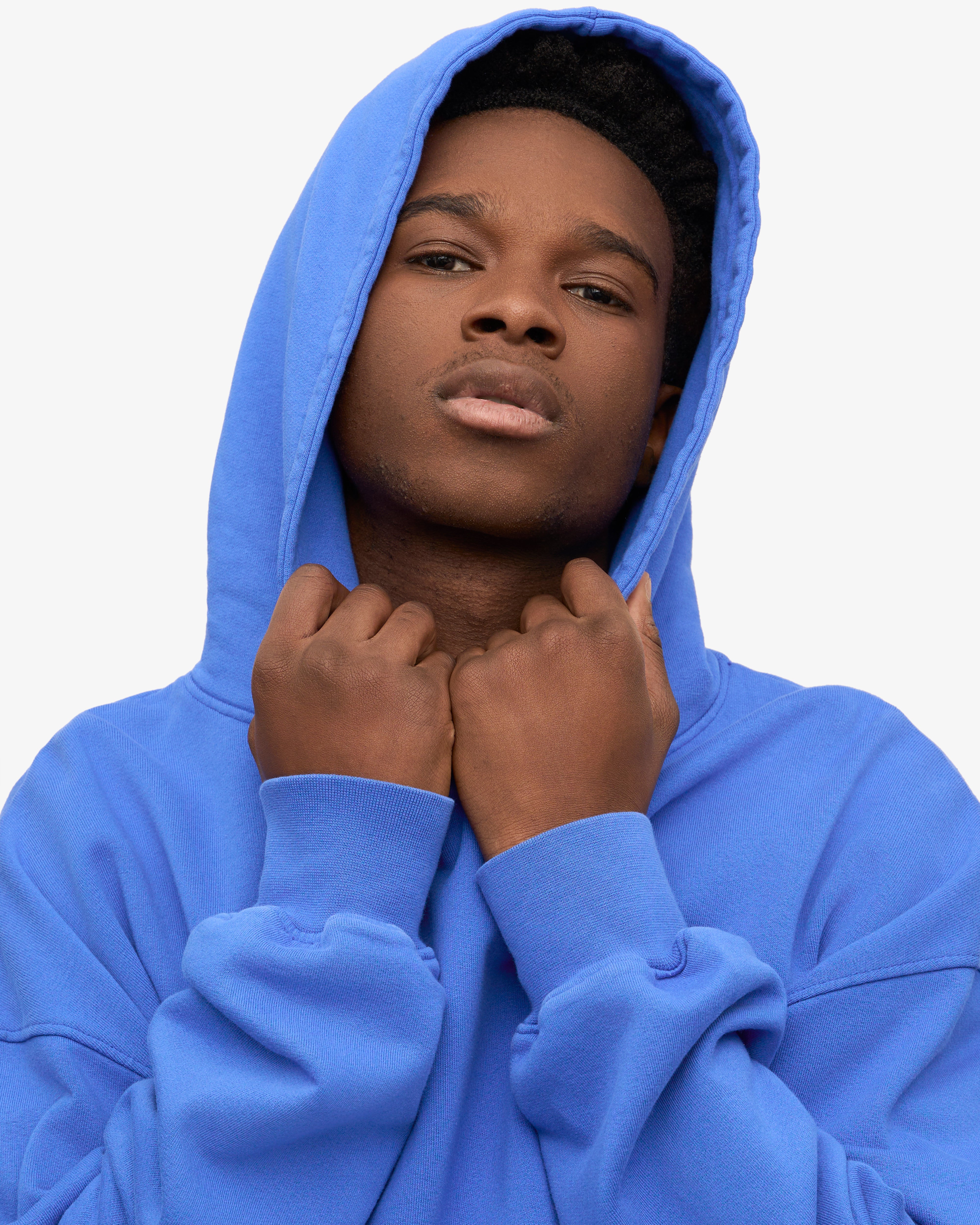 Premium Organic Cotton Oversized Hoodie - Sapphire Blue | Cozy & Stylish Unisex Pullover for Casual Wear, Lounge & Outdoor Activities