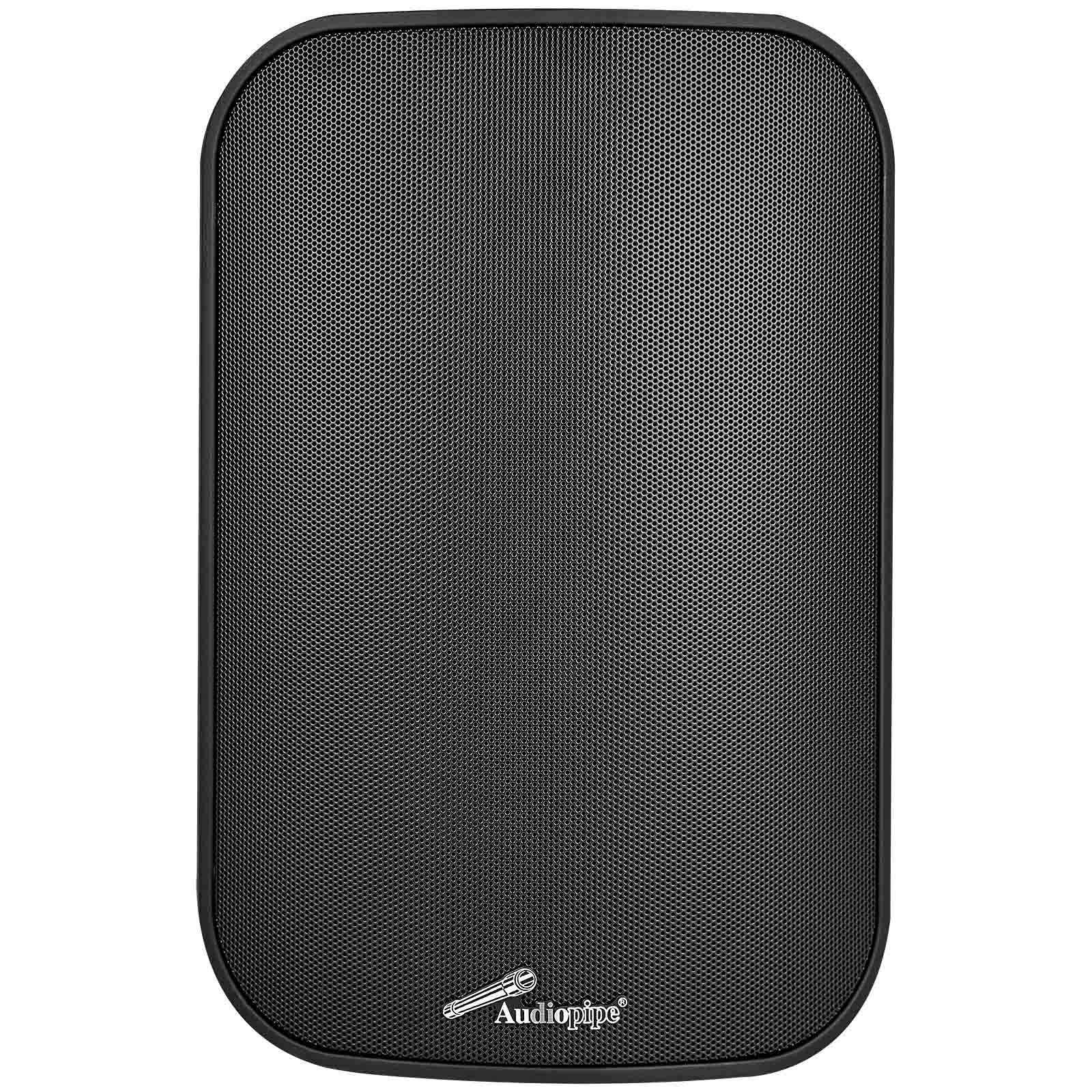 6.5 Inch 2-Way Indoor Outdoor Weatherproof Speaker - ODP 653 BLK - Perfect for Patio, Garden, Pool & Home Theater Sound System
