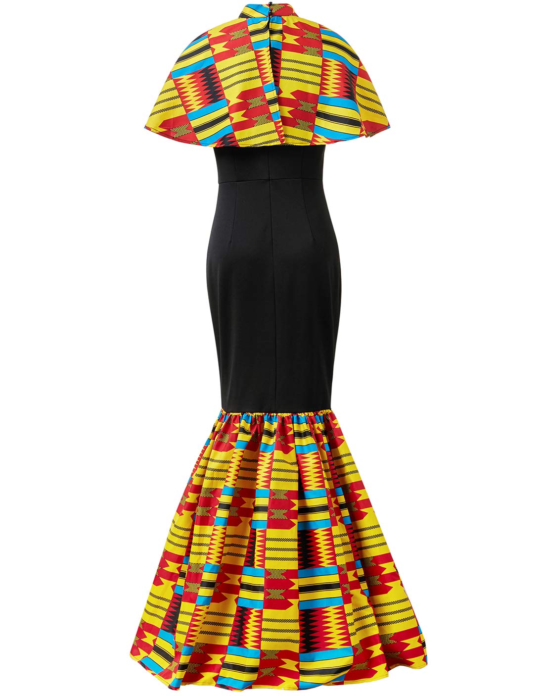African Ankara Print Dresses for Women | Kente Pattern Traditional Outfits | Perfect for Cultural Events, Weddings & Special Occasions