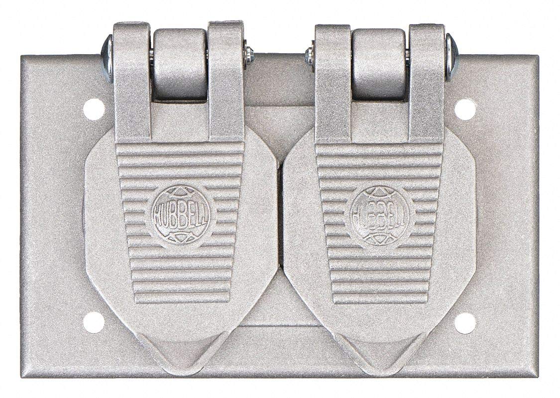 Hubbell 80913 Weatherproof Outdoor Cover - Durable, UV-Resistant, for Electrical Outlets & Switches - Ideal for Patios, Gardens & Wet Locations