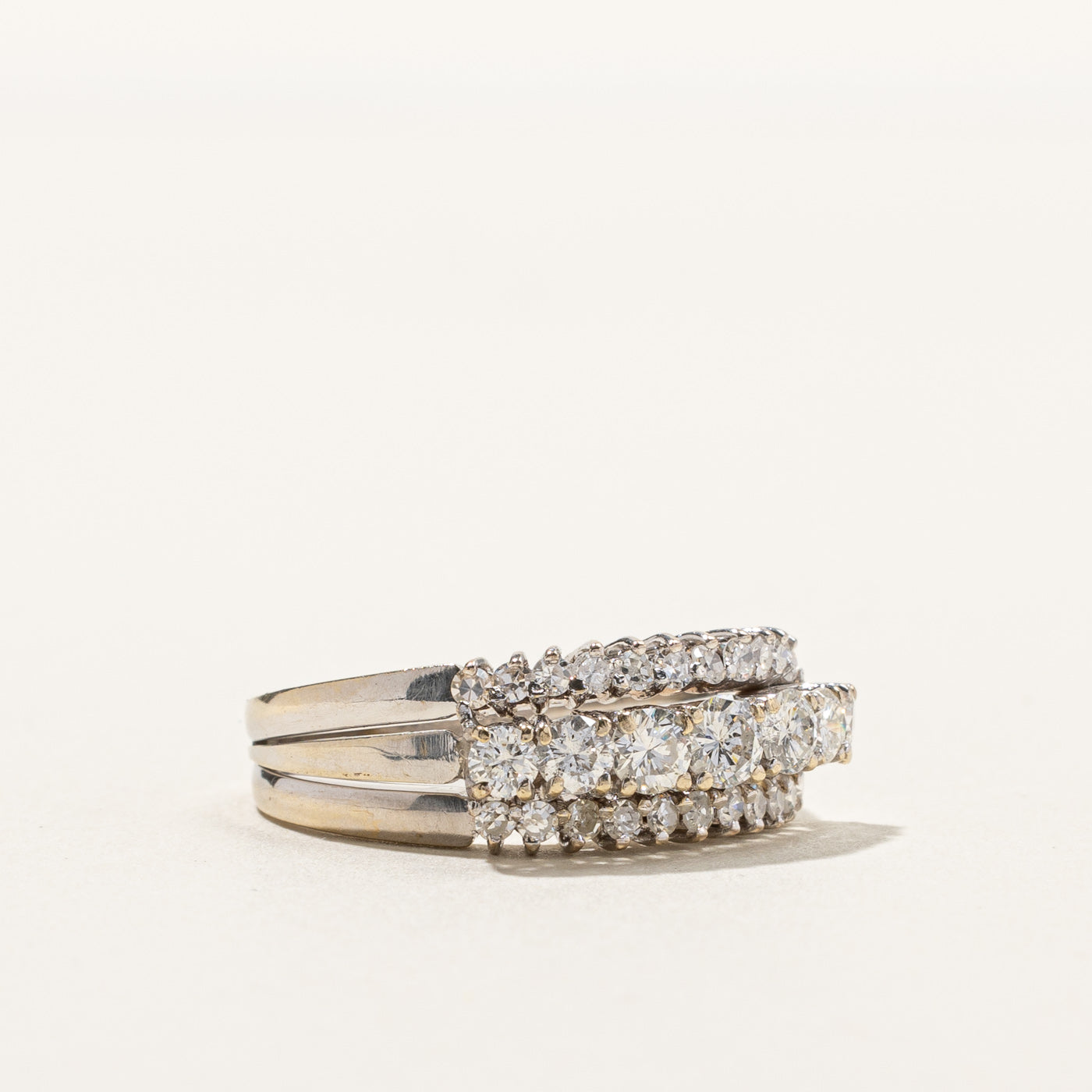1.31ctw Cluster Diamond Ring for Women | Size 6.75 | Round Cut Wedding Engagement Band | Perfect for Anniversaries, Proposals & Special Occasions
