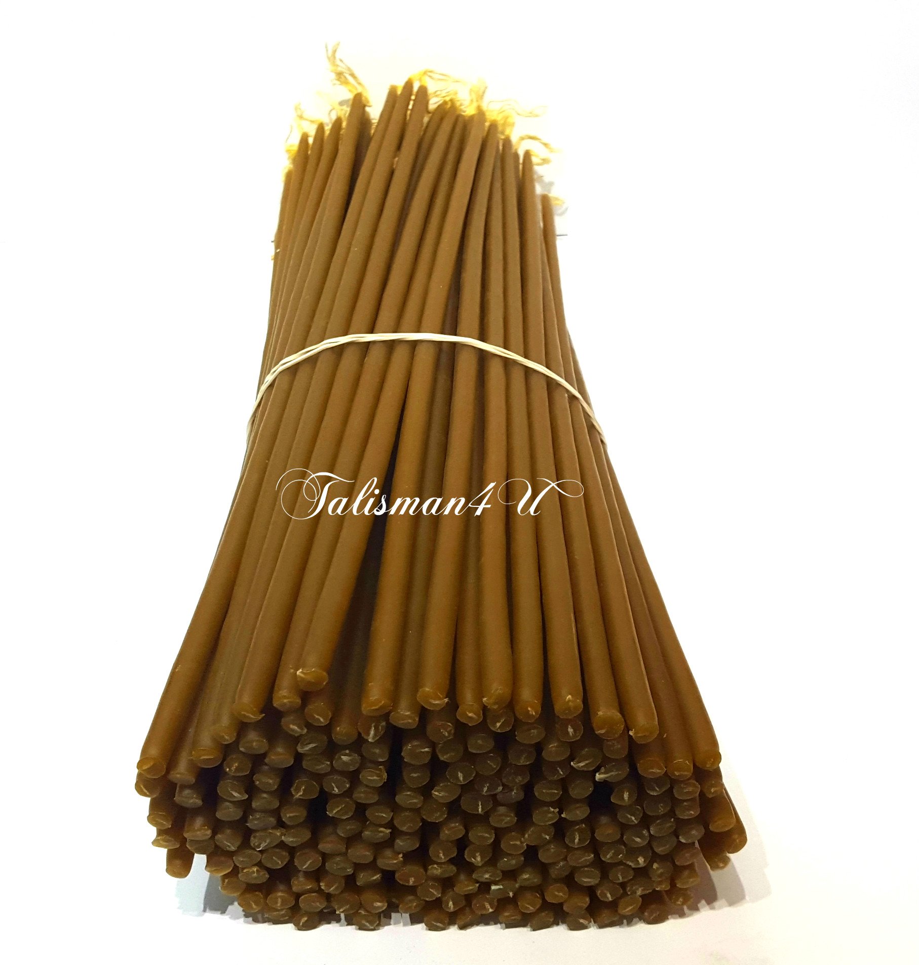 50 Pure Beeswax Taper Candles 11