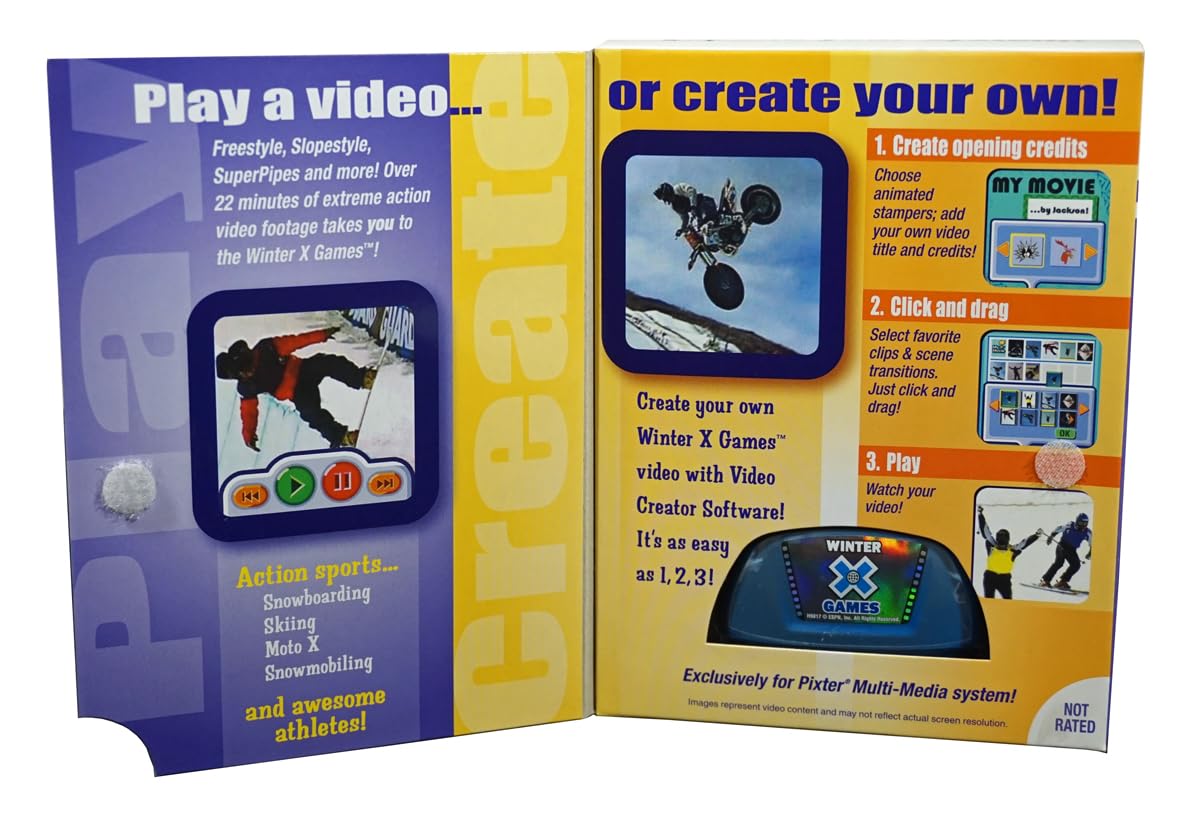 Pixter Multi-Media System: X Winter Games Video Rom - Ultimate Gaming Experience for Winter Sports Enthusiasts