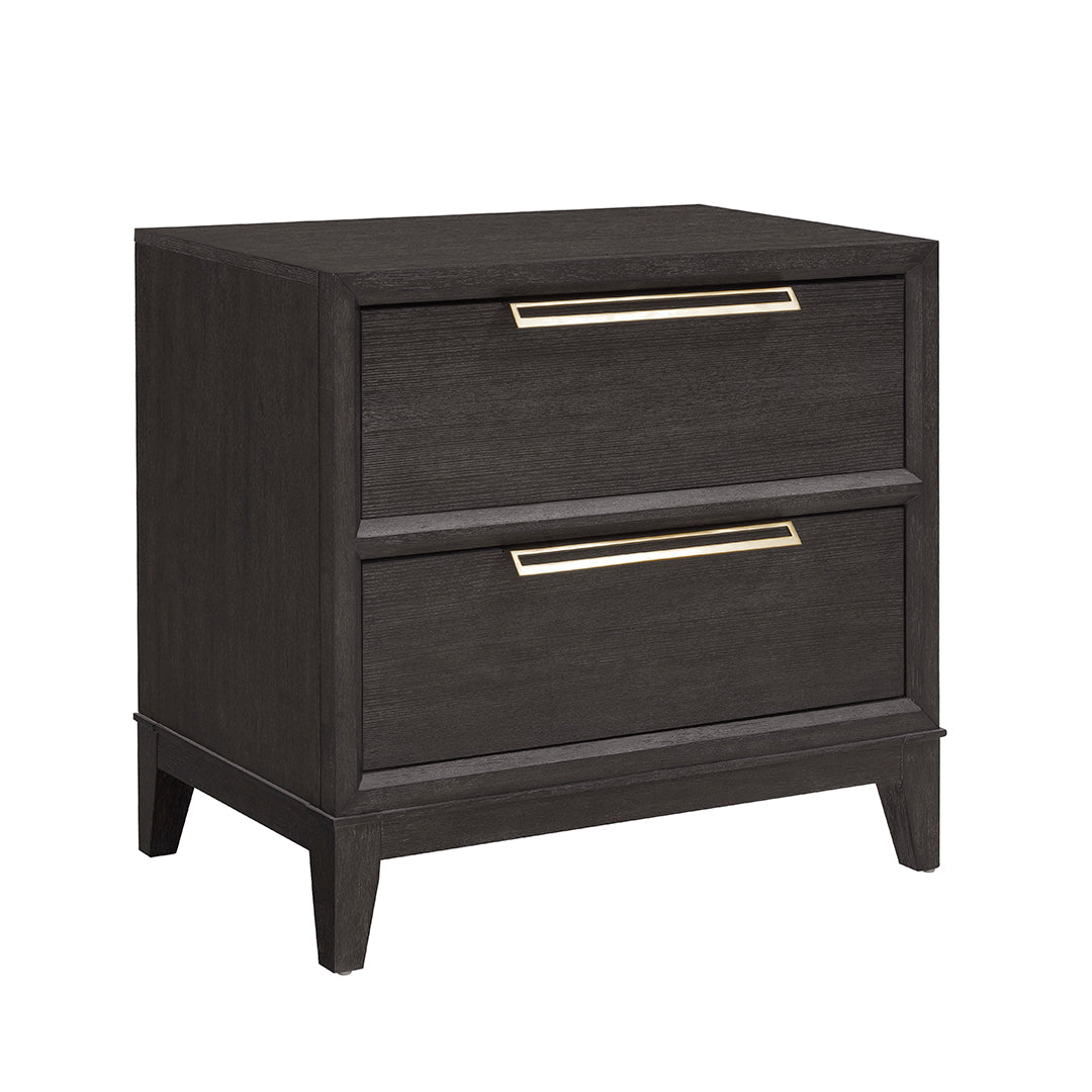 Modern Quincy Nightstand - Stylish Wooden Bedside Table with Drawer for Bedroom, Living Room or Office - Perfect for Storage & Organization