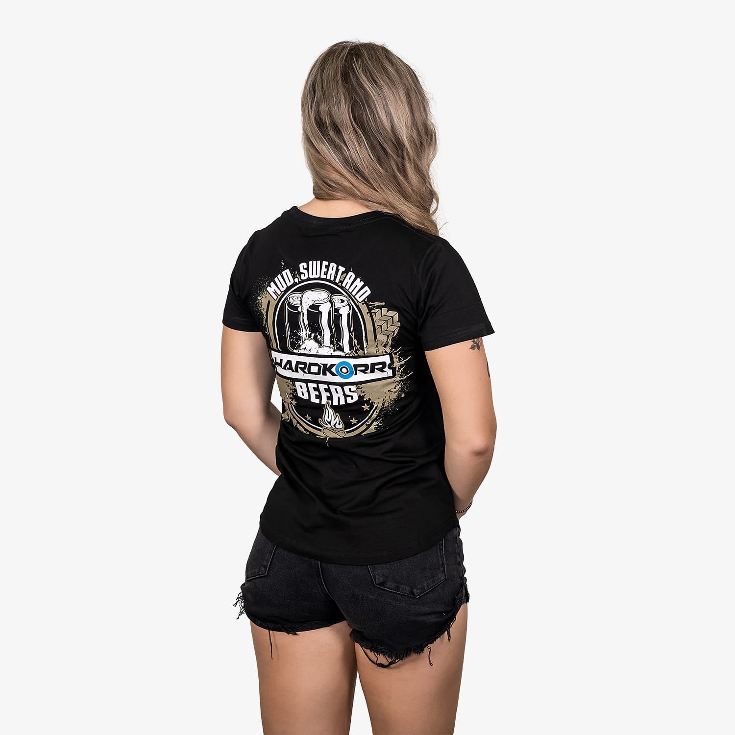Women's Scoop Neck T-Shirt - Soft Cotton Casual Tee for Everyday Wear | Mud Sweat & Beers | Perfect for Gym, Running & Outdoor Activities
