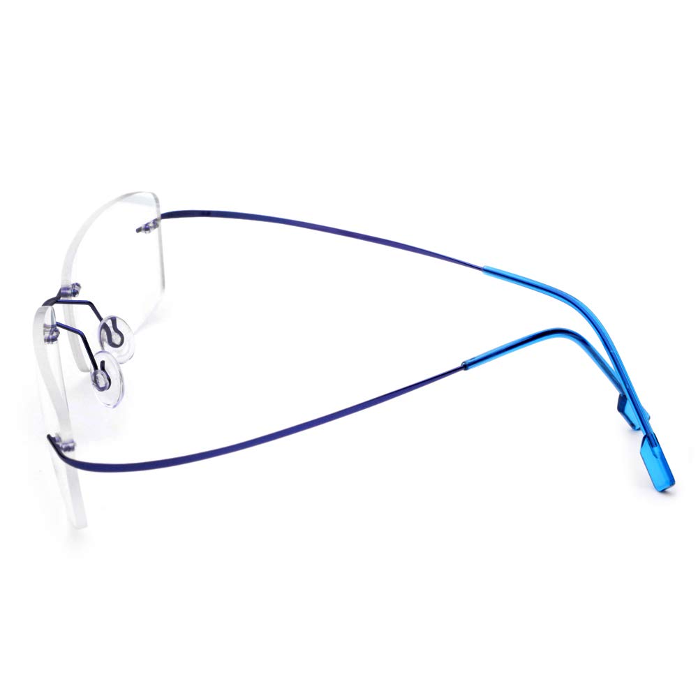 Frameless Myopia Glasses -1.00 Strength for Men & Women | Fashion Eyewear for Daily Use