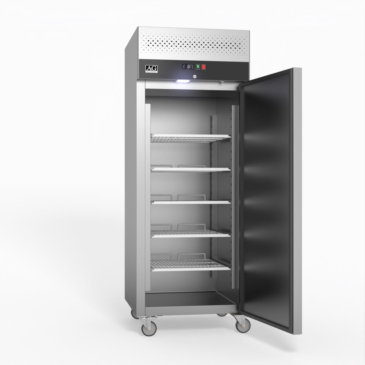 AG 650 Litre Upright Stainless Steel Door Freezer GNX650BT - Commercial Grade Deep Freezer for Restaurants, Grocery Stores & Bulk Food Storage