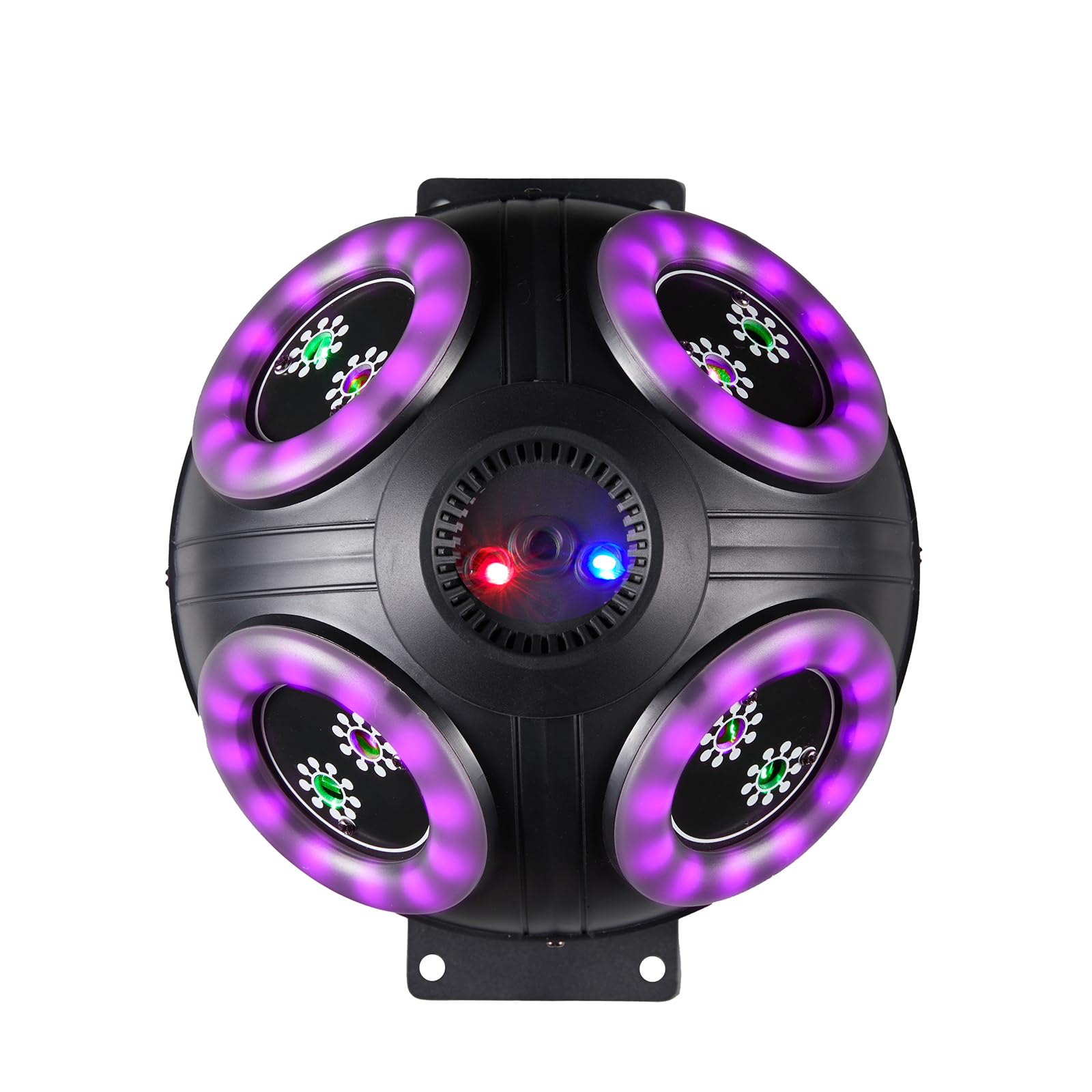 Professional RGB Beam Effect Moving Head Light with DMX Control & Sound Activation - 360° Infinite Rotation Magic Ball DJ Light for Nightclubs, Parties, and Stage Performances