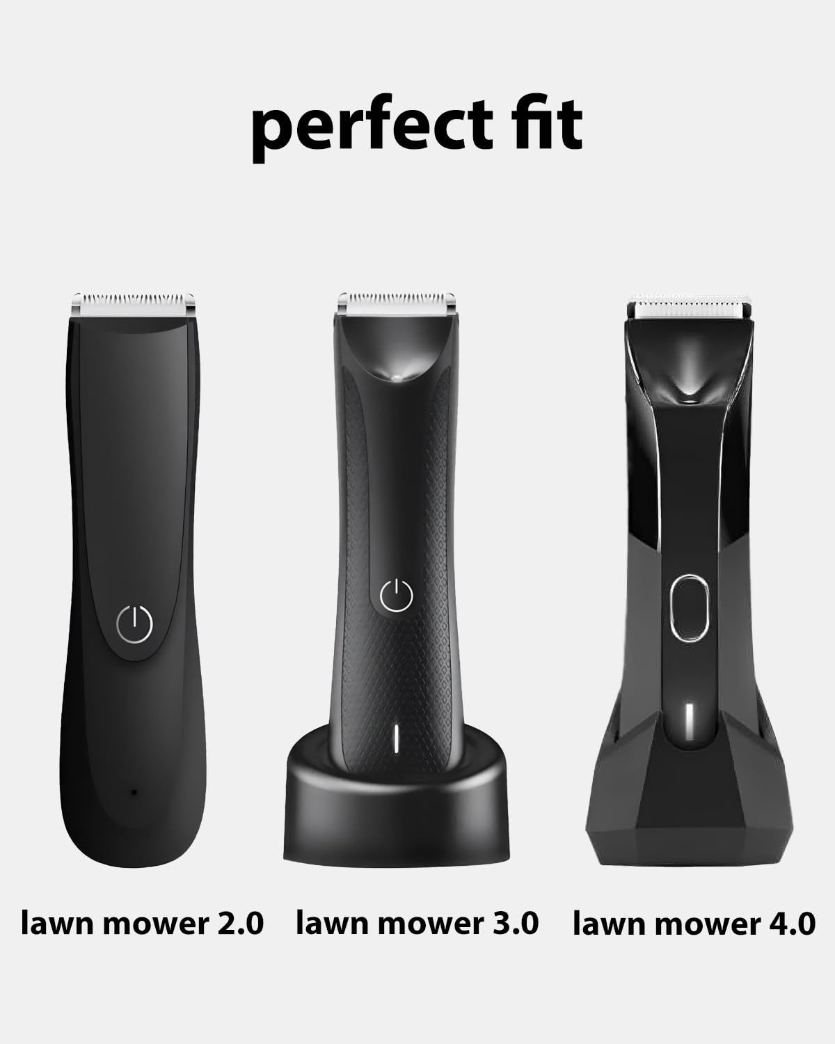 2 Pack Replacement Blades for Manscaped Kit - Compatible with Manscaped 4.0/3.0/2.0 Groin & Body Hair Trimmer (Not for Lawn Mower 5.0) - Includes 2 Cleaning Brushes - Perfect for Precise Grooming & Personal Hygiene Care