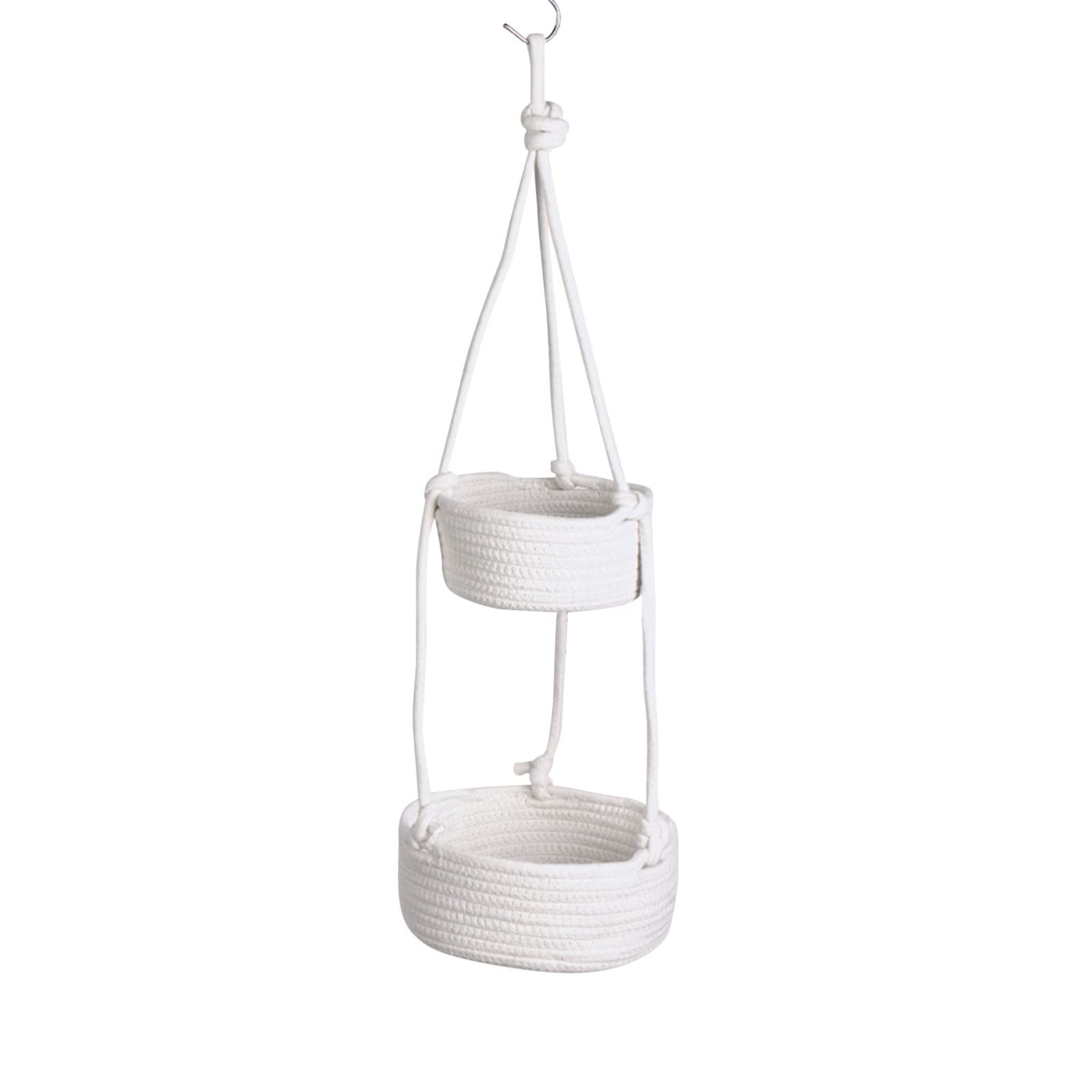 Yiser Hanging Fruit Basket Organizer - Durable Kitchen Storage for Vegetables & Fruits - Space Saving Home Decor for Kitchen, Dining & Bar (Size B, One Size) - Perfect for Small Spaces & Pantry Organization