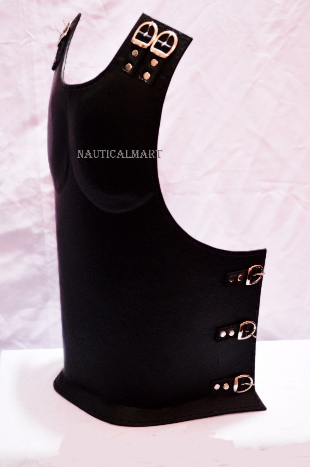 Medieval Leather Body Armor Chestplate - Handcrafted Muscle Armor for LARP, Cosplay & Renaissance Fairs | Authentic Knight Costume & Historical Reenactment Gear