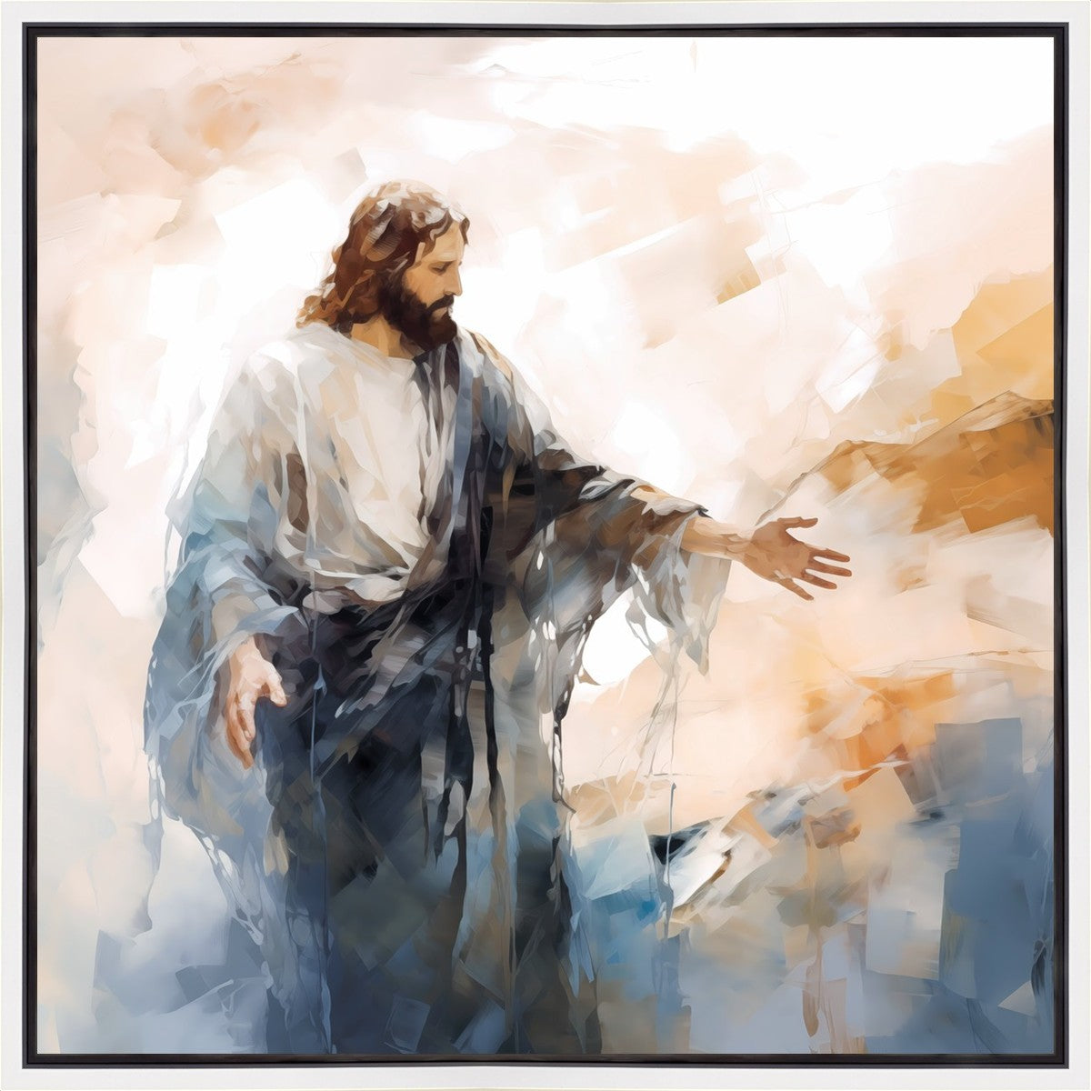 Come Unto Me Gallery Wrap Canvas - Inspirational Christian Wall Art for Home, Church & Office Decor - Perfect for Living Room, Bedroom & Prayer Spaces