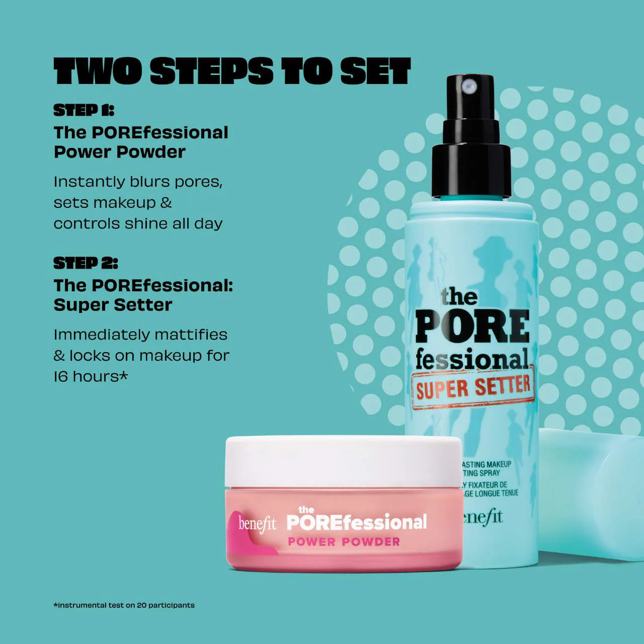 Benefit Cosmetics The POREfessional Super Setter Pore Minimizing Setting Spray 120ml - Matte Finish Makeup Setting Spray for Oily Skin | Long-Lasting Makeup Fixer for Daily Use & Special Occasions