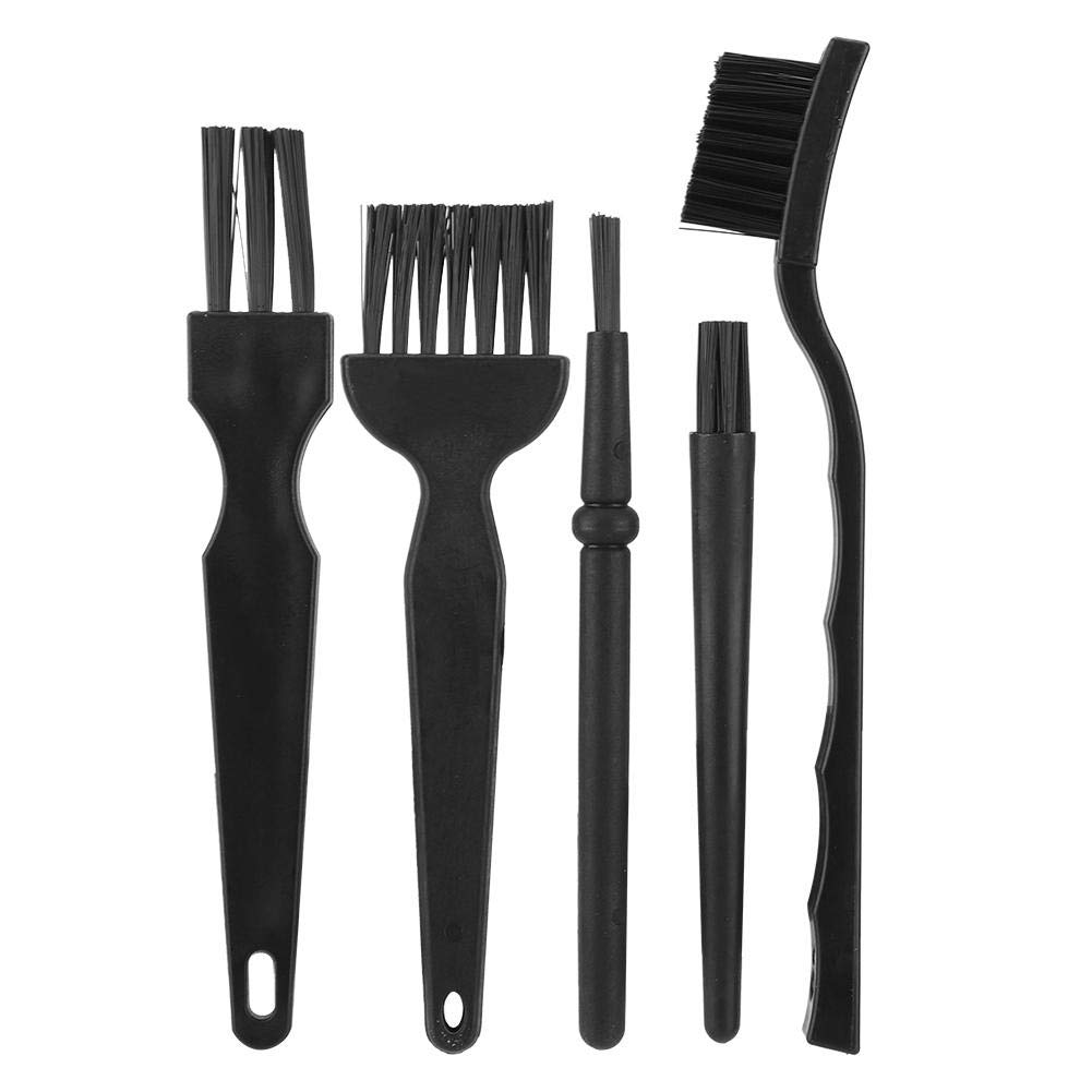 Wendry 5-Pack Anti Static Brushes - Portable Plastic Computer Cleaning Brushes for Motherboards & PCBs - Perfect for Electronics Maintenance, Keyboard Cleaning, and Device Dust Removal