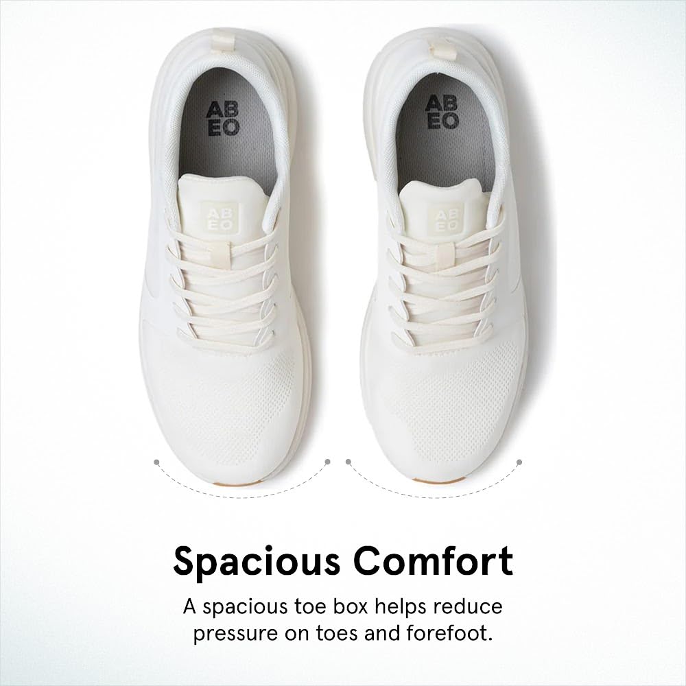 ABEO MXV Cruise Women's Walking Shoes – Orthopedic Support Shoes with Built-in Plantar Fasciitis Insoles for Pain Relief – Perfect for Walking, Travel & Everyday Comfort
