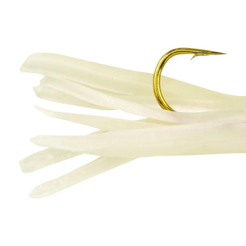Berkley PowerBait Pre Rigged Atomic Tubes Fishing Lures - 5 Pack for Bass, Trout & Panfish - Perfect for Freshwater & Saltwater Fishing