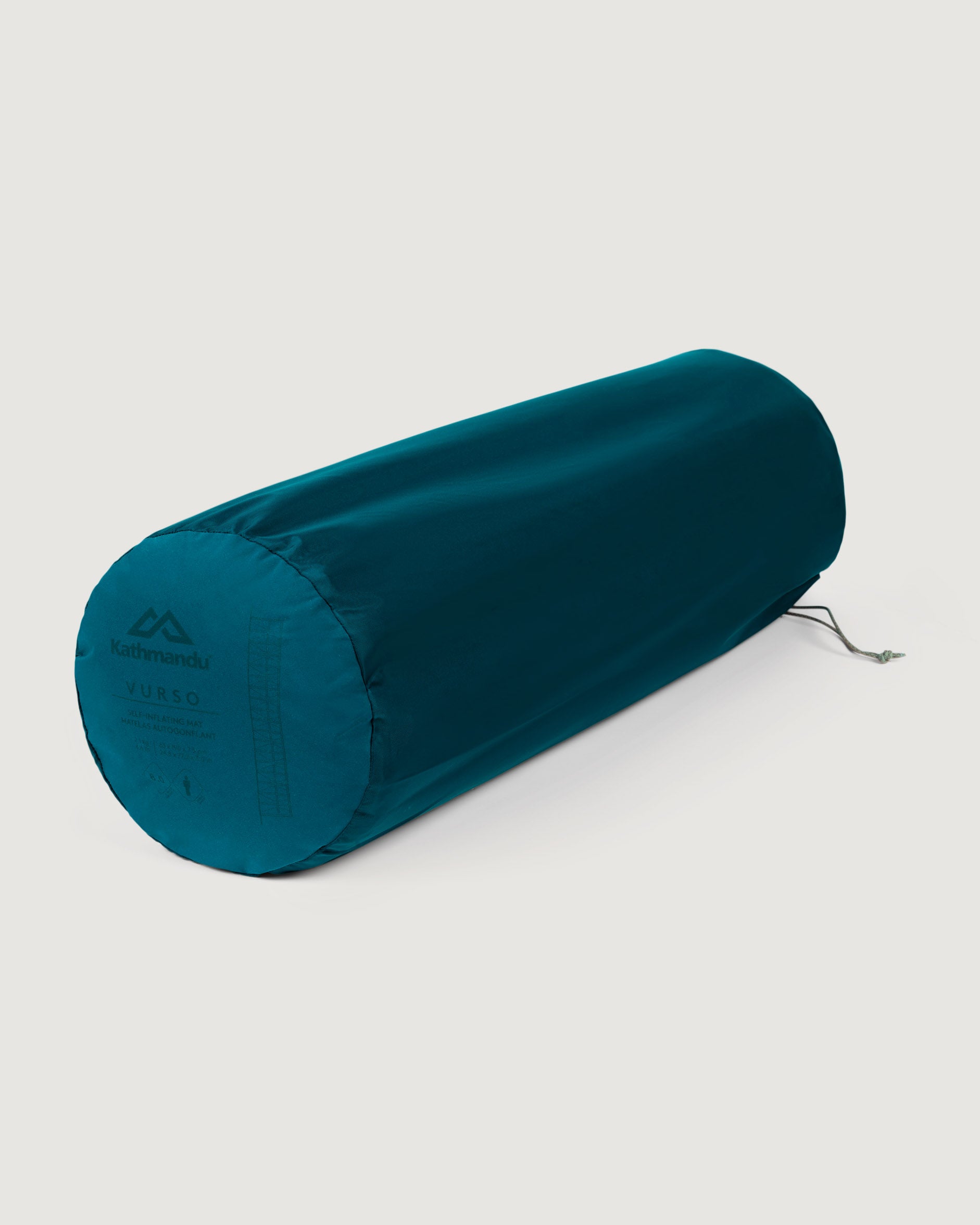 Vurso Self-Inflating Camping Sleeping Pad - 3 Inch (75mm) Thick, Deep Lagoon Blue - Perfect for Backpacking, Hiking & Outdoor Adventures