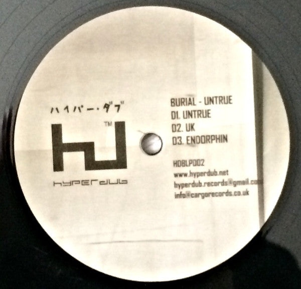 Burial – Untrue 2x12 Vinyl LP (Hyperdub HDBLP002) | Electronic Music Album for Home Listening & DJ Sets