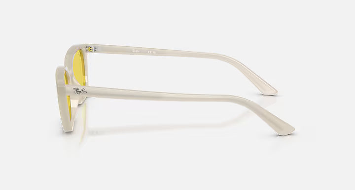 Ray Ban Zaya Sunglasses - Cloudy Warm White Lens for UV Protection & Style - Perfect for Outdoor Activities, Beach & Driving