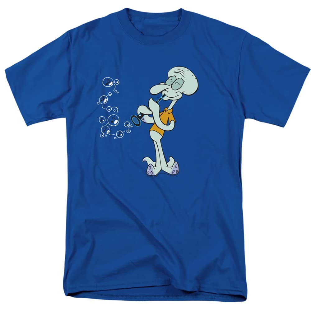 Spongebob Squidward's Clarinet Graphic T-Shirt for Men & Women | Cartoon Character Unisex Tee | Casual Wear, Cosplay & Gift for Nickelodeon Fans