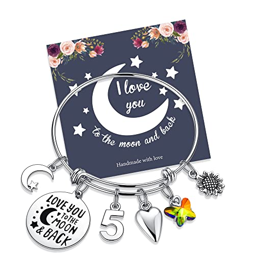 Stainless Steel Charm Bracelet for Women & Teen Girls - Elegant Birthday Gift for Daughter, Sister & Friends - Perfect for Birthdays, Anniversaries & Special Occasions