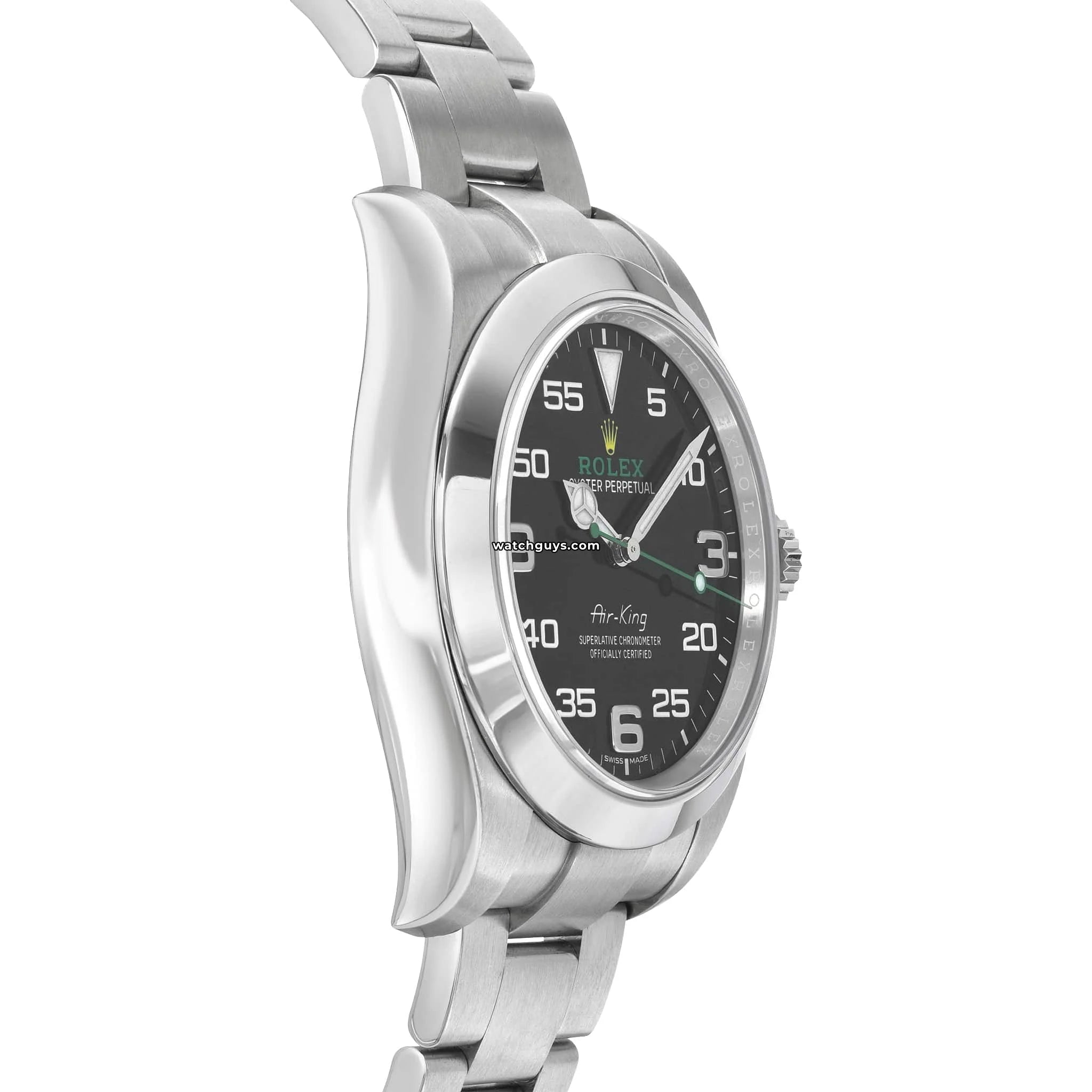 Rolex Air King 116900 Men's Watch - 40mm Stainless Steel Case & Bracelet - Black Dial with Luminescent Markers - Precision Automatic Movement - Perfect for Business, Casual Wear & Luxury Gift Giving