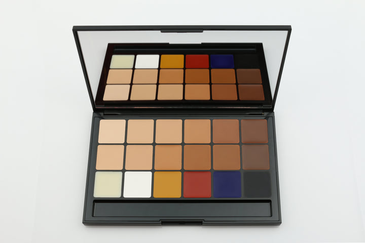 RCMA Makeup Vincent Kehoe KJB 18-Piece Foundation & Concealer Palette - Professional Makeup Kit for Flawless Coverage, Contouring & Highlighting (Great for Bridal, Photo Shoots & Everyday Use)