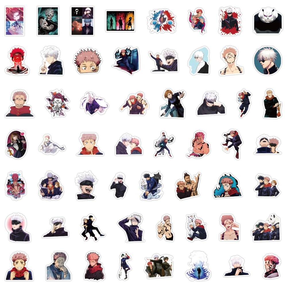 200Pcs Kids Anime Stickers Mixed Pack - Cartoon Character Stickers for Water Bottles, Laptops, Notebooks | Waterproof Decorative Stickers for Kids, Teens & Adults | Perfect for School Supplies, DIY Crafts & Gift Giving
