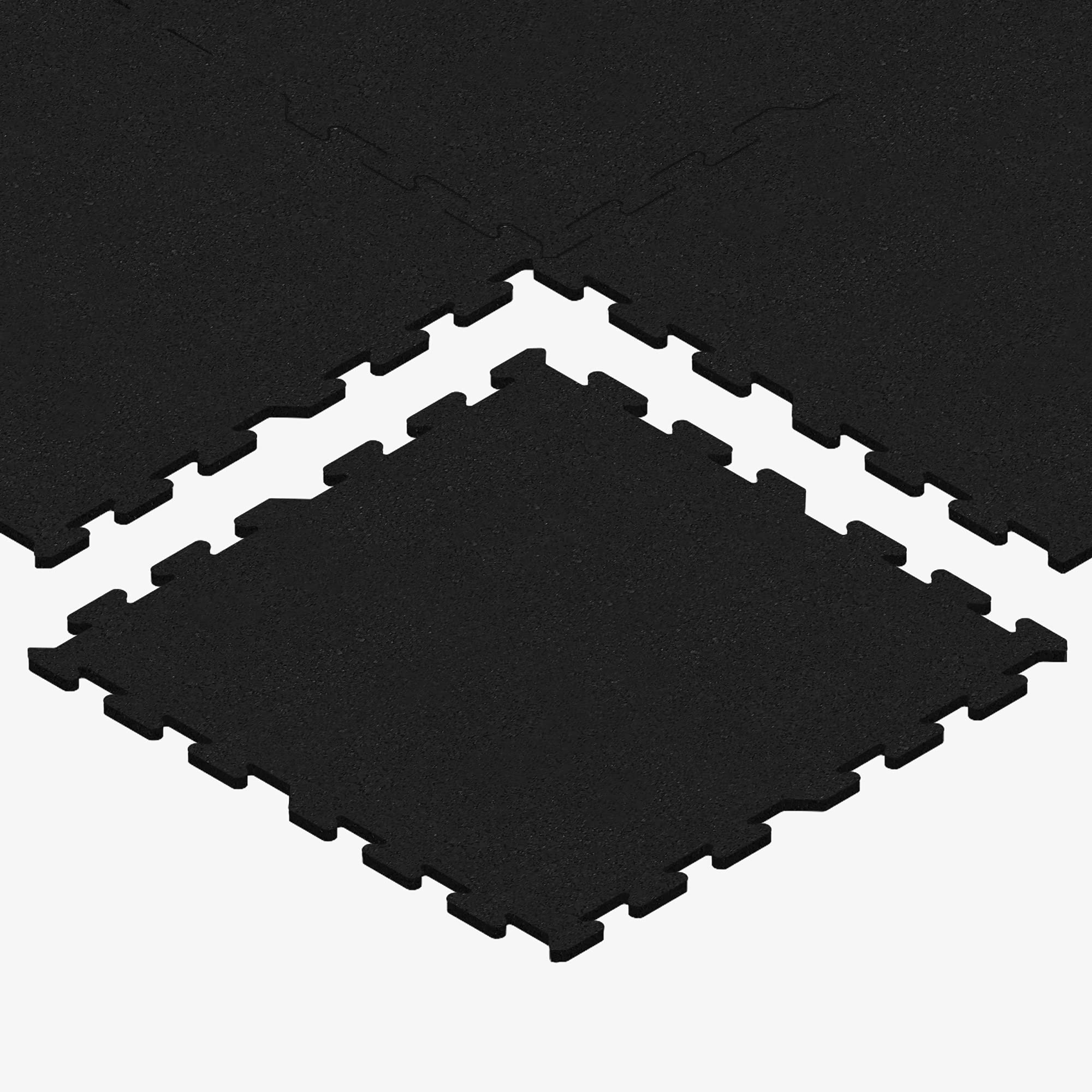 IncStores 8mm Thick Interlocking Rubber Floor Tiles (23x23 Inch) - Durable Gym Mats for Home Workouts, Exercise Equipment Protection & Fitness Room Flooring - Ideal for Home Gyms, Yoga Studios & Play Areas