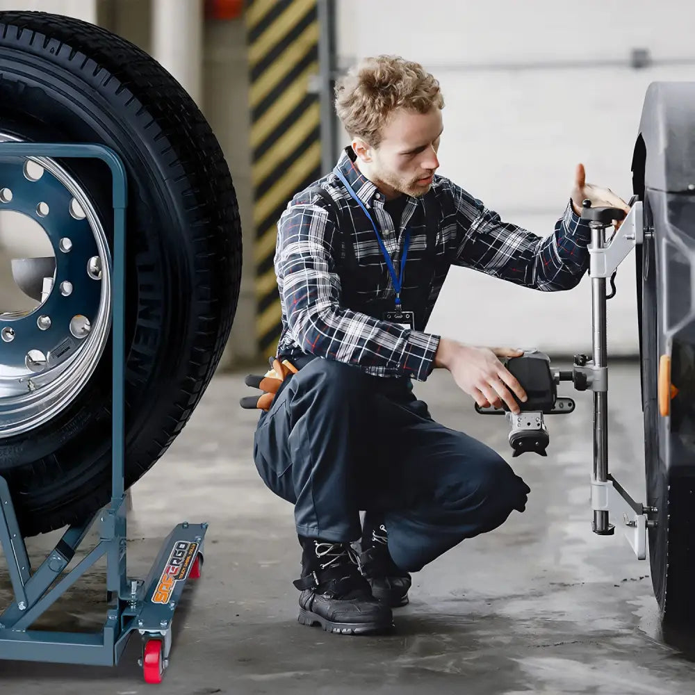 Gaither SAFERGO Truck Wheel Dolly Y471106 - Heavy Duty Mobile Service Equipment for Vehicle Repair & Maintenance | Ideal for Mechanics, Auto Shops & Roadside Assistance