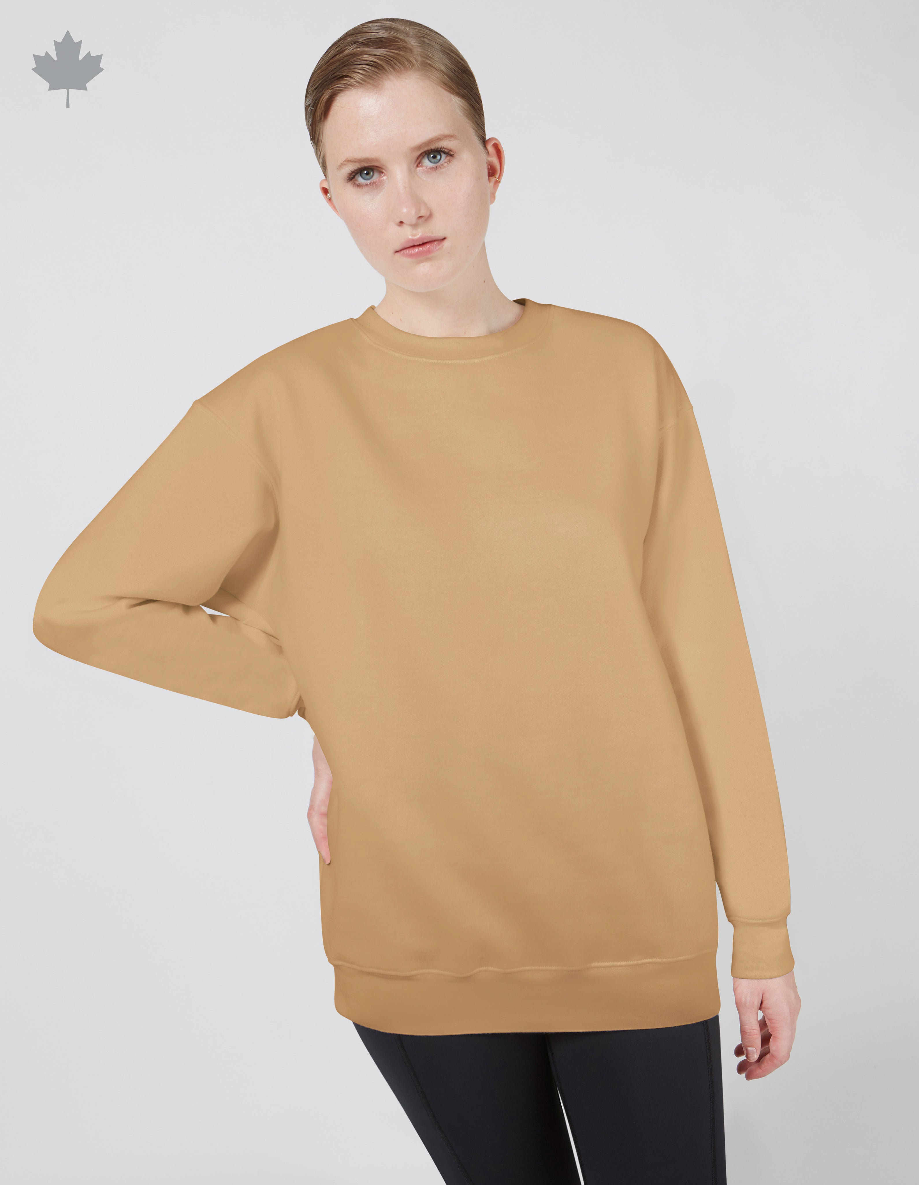 Soft Fleece Long Sleeve Sweater for Women - Cozy Winter Pullover for Casual Wear & Outdoor Activities