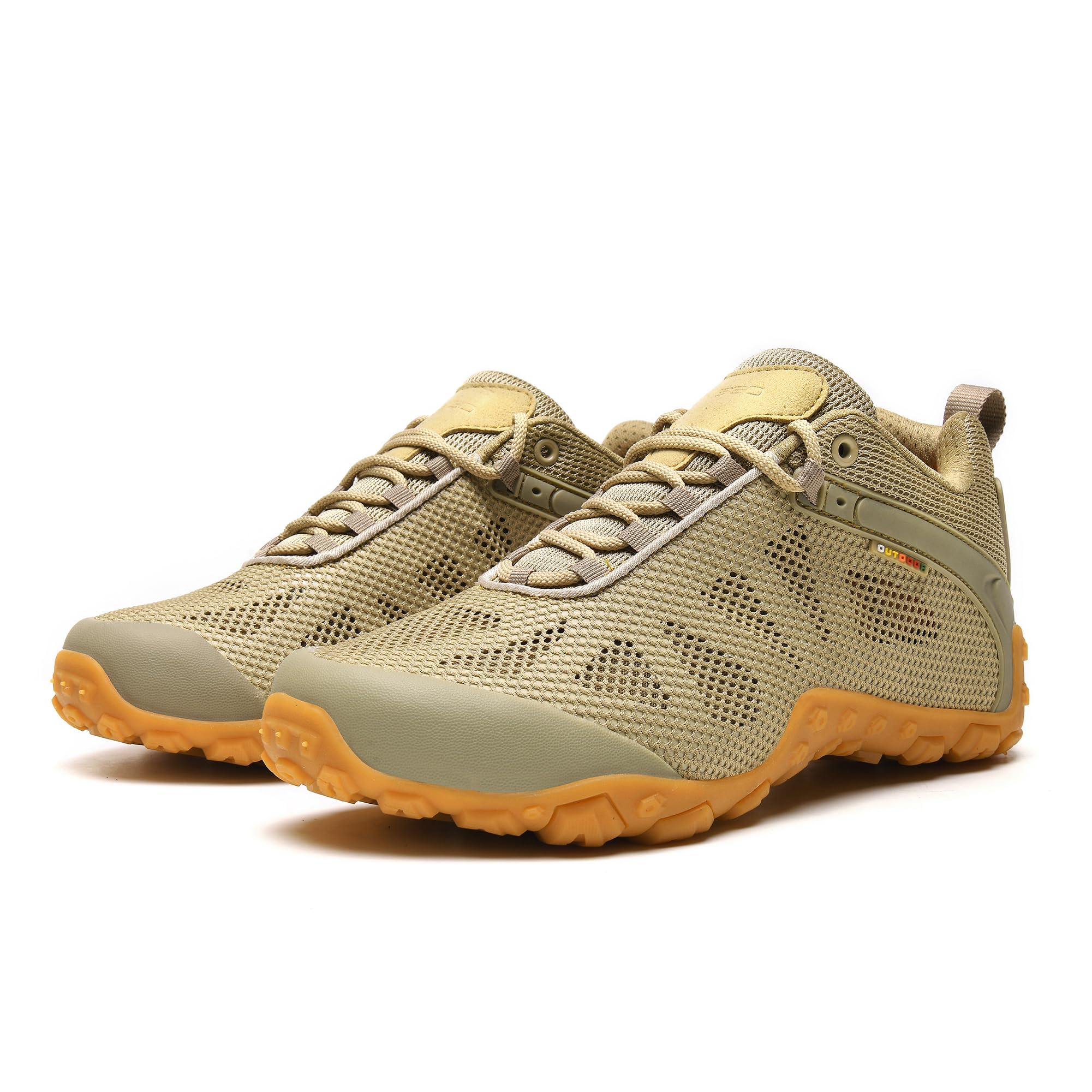 Breathable Mesh Hiking Shoes for Men & Women - Lightweight Trekking & Camping Shoes - Durable Low-Top Trail Running Sneakers for Outdoor Adventures