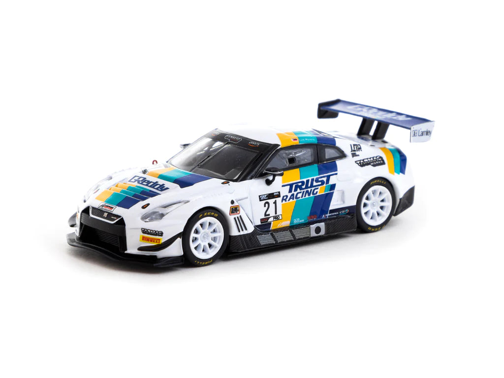 1:64 Tarmac Works Nissan GT-R NISMO GT3 Diecast Model Car - GT World Challenge Asia Esports 2020 Limited Edition - Collectible Racing Car for Display & Racing Simulation Enthusiasts - Perfect for Home Office Decor, Car Collections, and Virtual Racing Events