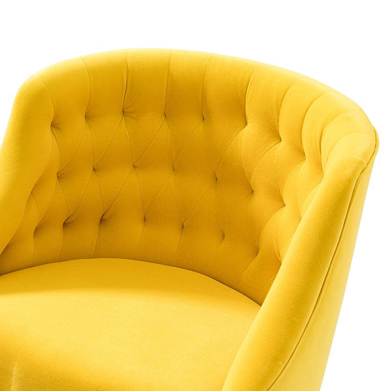 Penelope Velvet Tufted Office Chair - Ergonomic Executive Desk Chair with Lumbar Support - Perfect for Home Office, Gaming & Workspace Comfort