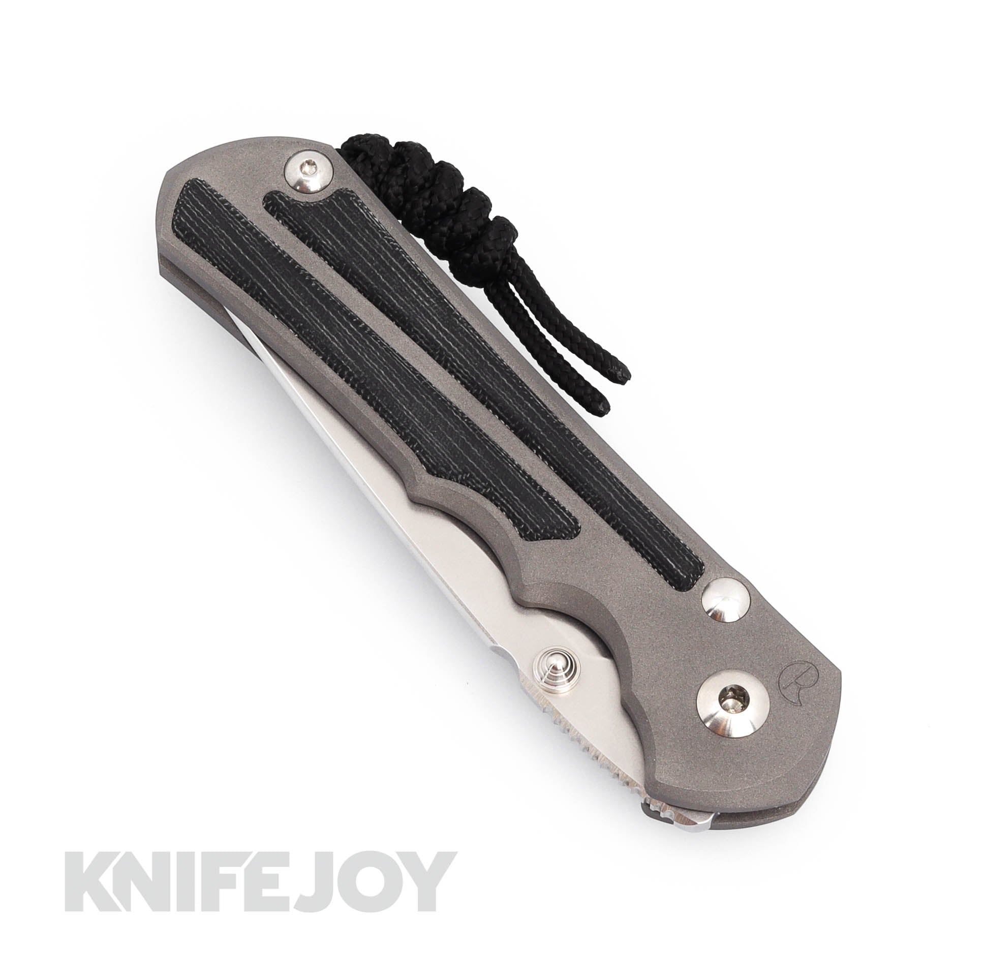 Chris Reeve Knives Large Inkosi Left Handed Tanto Folding Knife - MagnaCut Blade, Black Canvas Micarta Inlay & Titanium Handles | EDC, Outdoor Survival, Tactical & Everyday Carry