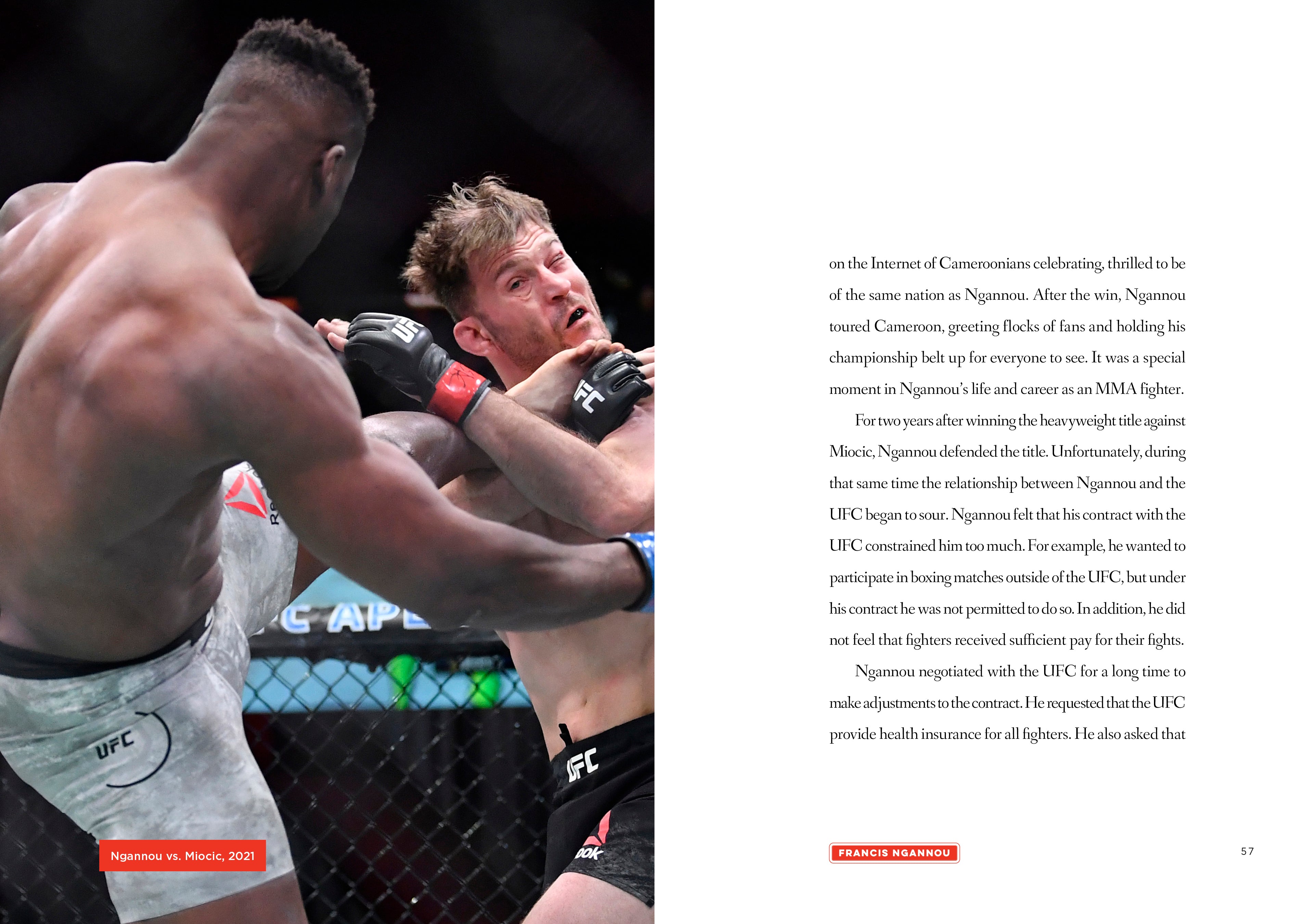 Francis Ngannou Extreme Sports Odyssey - MMA Fighter Adventure Gear for Training & Outdoor Activities