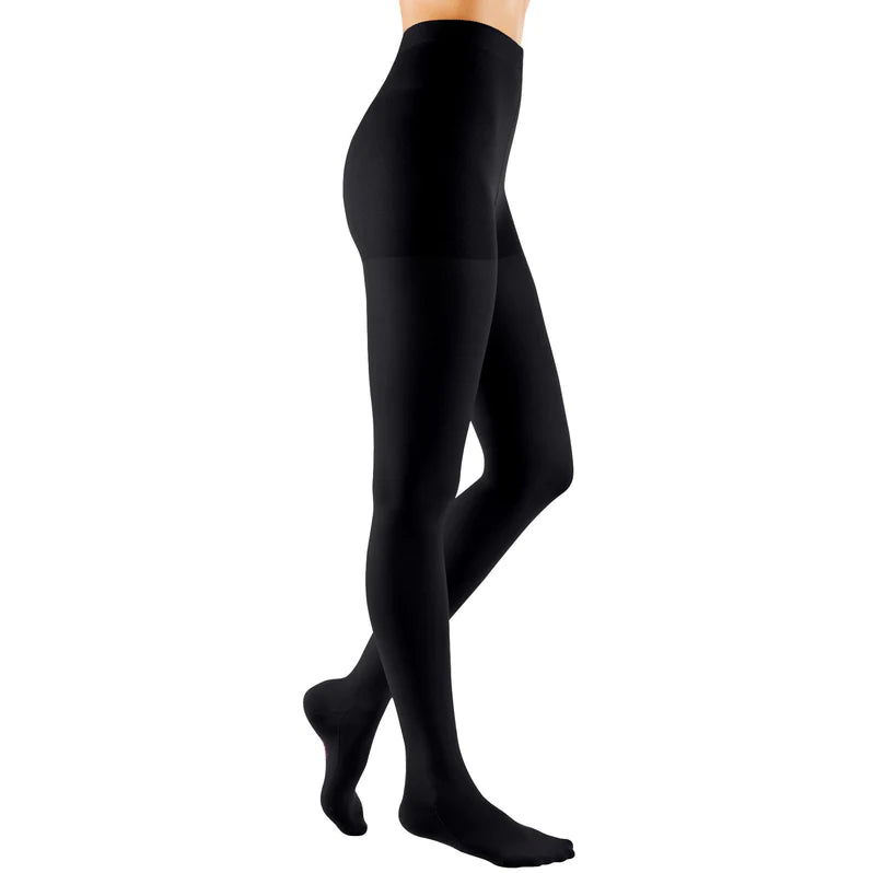 Medi Comfort 15-20mmHg Closed Toe Compression Pantyhose with Adjustable Waistband for Women - Petite Size - Ideal for Travel, Varicose Veins & Post-Surgery Recovery