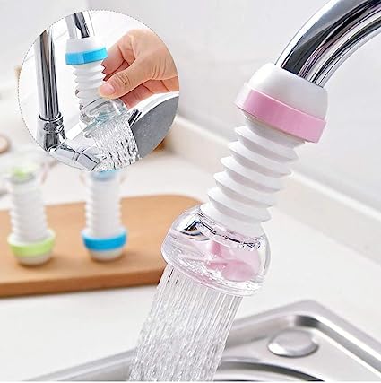 **ULTONEX 360° Adjustable Water Saving Faucet - Multiple Spray Modes, Splash-Free Design, Water Filter Tap for Kitchen Sink - Perfect for Washing Dishes, Fruits & Vegetables (Multicolor)**