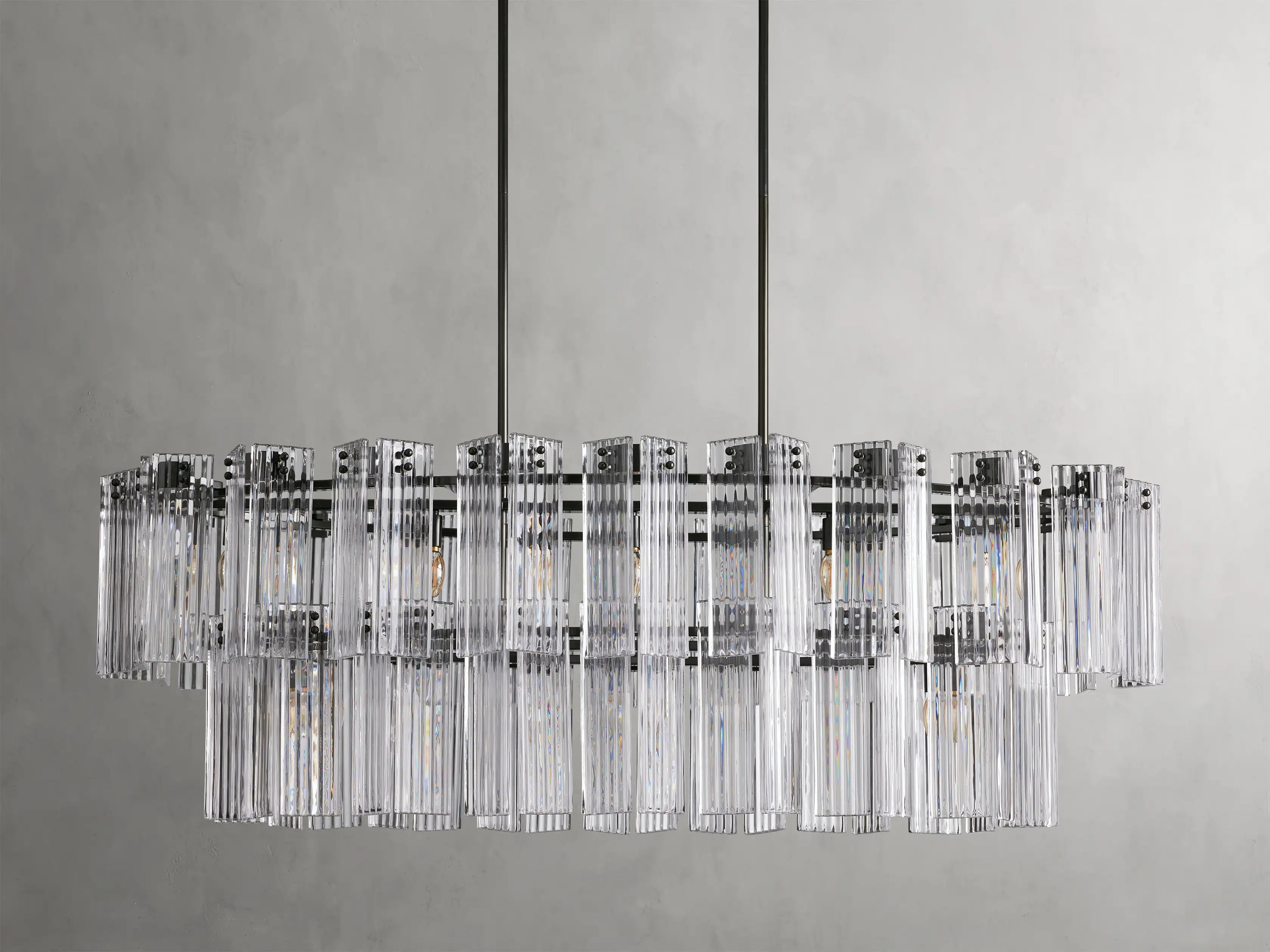 Delsie Oval Crystal Chandelier - 51