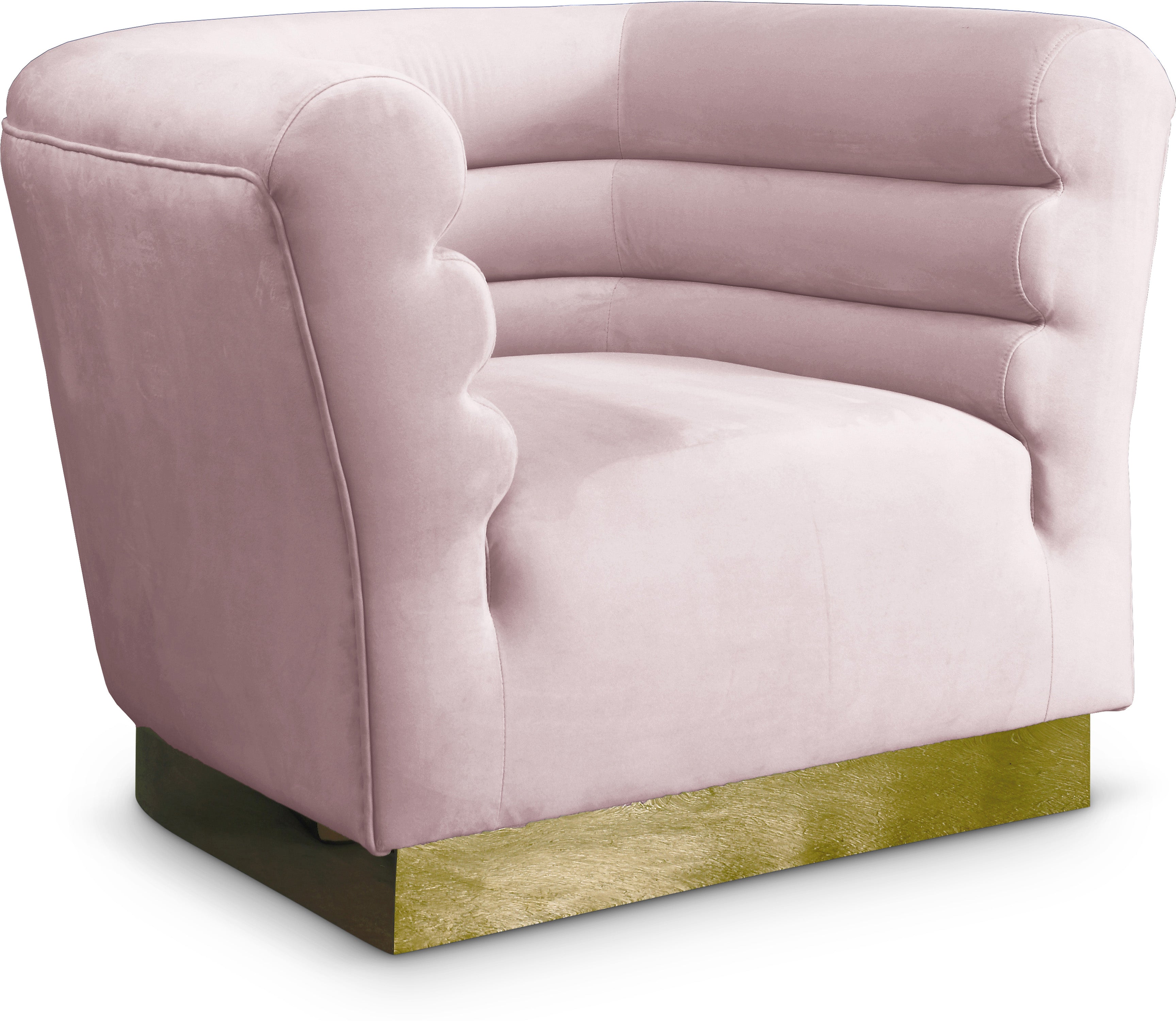 Bellini Velvet Chair - Modern Accent Armchair for Living Room, Bedroom & Office - Plush Upholstered Lounge Chair with Sturdy Metal Legs - Perfect for Home Decor, Reading Nook or Cozy Corner