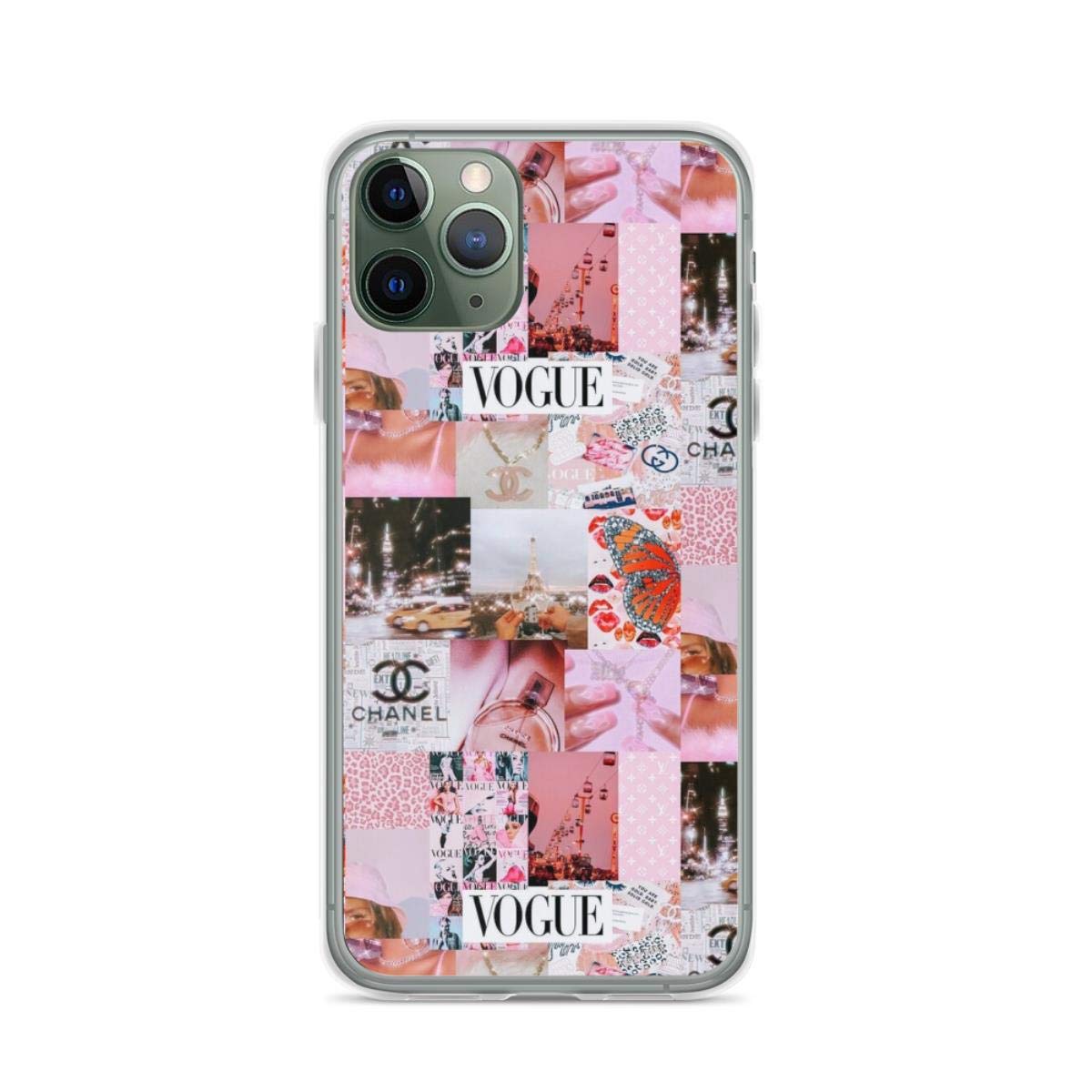 Y2K Aesthetic Pink Collage Phone Case for iPhone 14/13/12/11/X/8/7/6 & Galaxy S21/S20/S10/Note - Trendy Protective Cover for School, Work & Everyday Use