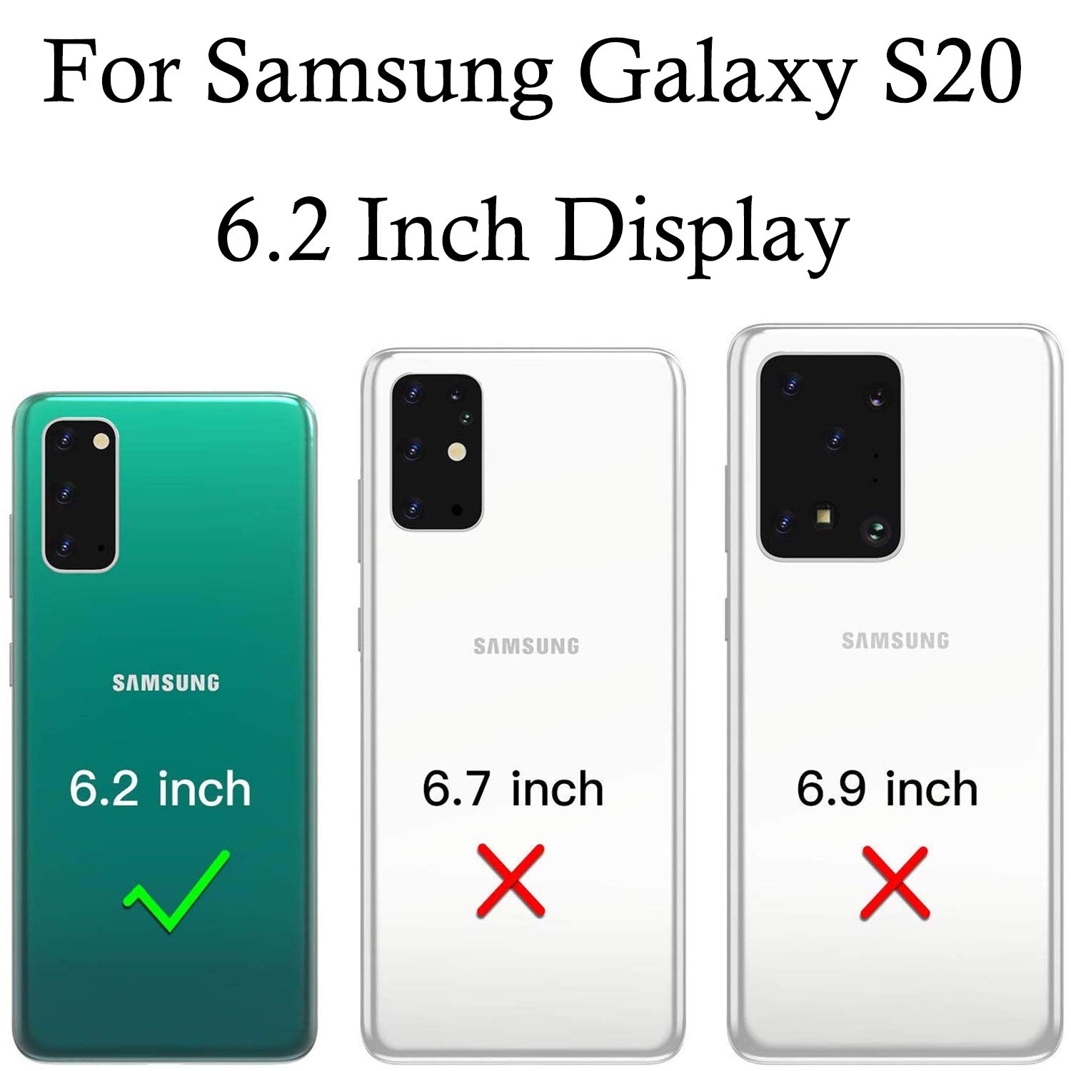 Samsung Galaxy S20 Phone Case - Slim Hybrid Dual Layer Shockproof Hard Cover with Cute Starfish Design | Fashionable & Colorful Silicone Skin Armor Case | Perfect for Everyday Protection & Style
