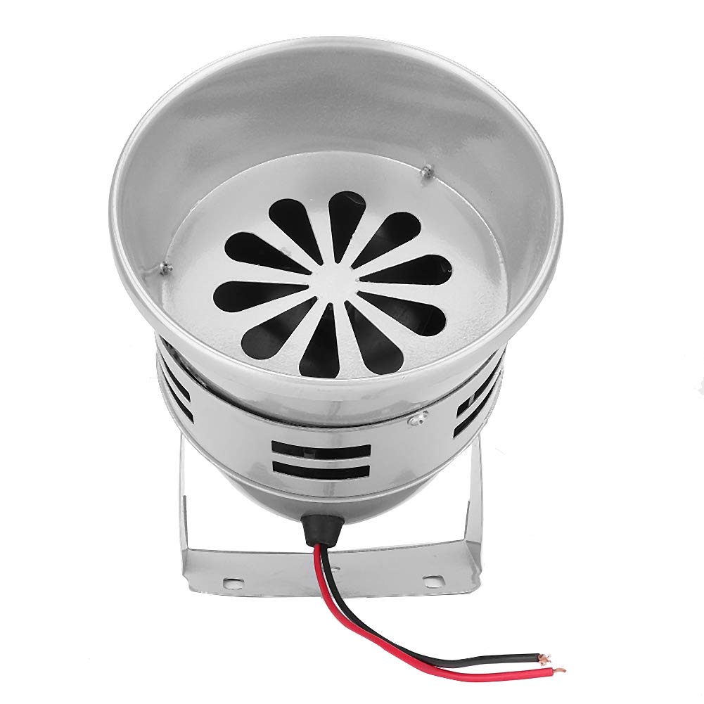 110dB Super Loud Car Motor Alarm Siren Electric Horn Speaker 12V - High-Powered Vehicle Safety Alert for Trucks, Motorcycles & Emergency Vehicles