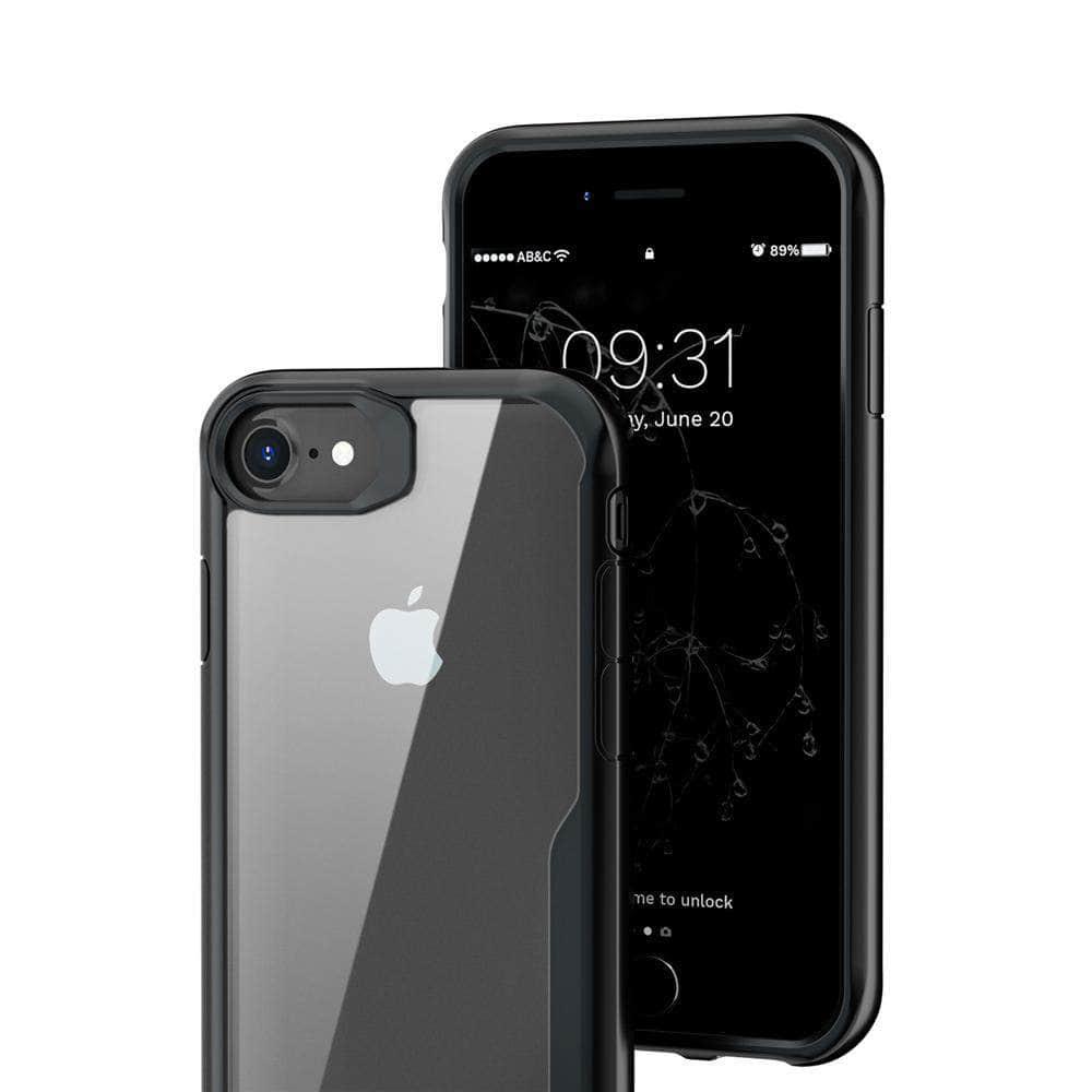 Clear Shockproof Case for iPhone SE 2020 (4.7 Inch) - Slim TPU+PC Hybrid Protective Cover | Perfect for Everyday Use, Travel & Outdoor Activities