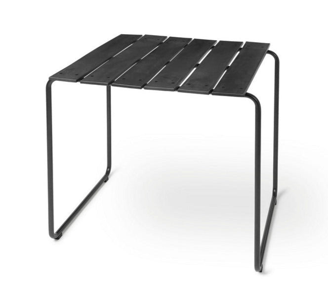Mater Ocean Table - Modern Glass Coffee Table with Wooden Base for Living Room, Lounge & Office - Stylish & Durable Home Furniture for Coastal & Contemporary Decor