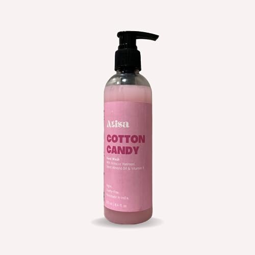 Atisa Cotton Candy Scented Hand Wash - Gentle Moisturizing Liquid Soap for Kids & Adults - Perfect for Bathrooms, Kitchens, and Nurseries