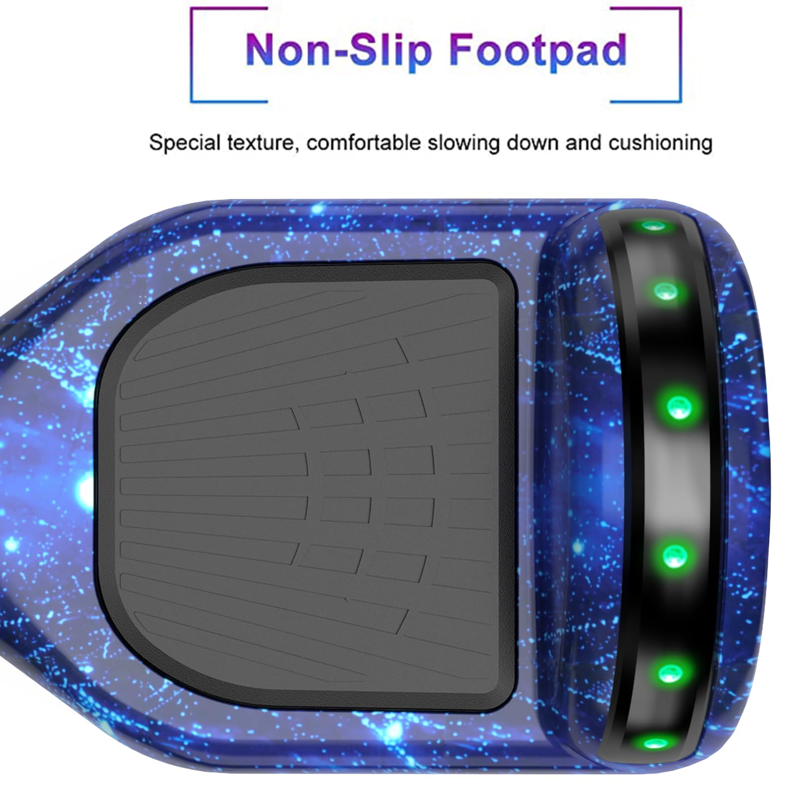 SISIGAD Hoverboard for Kids Ages 6-12 - Bluetooth Speaker & 6.5